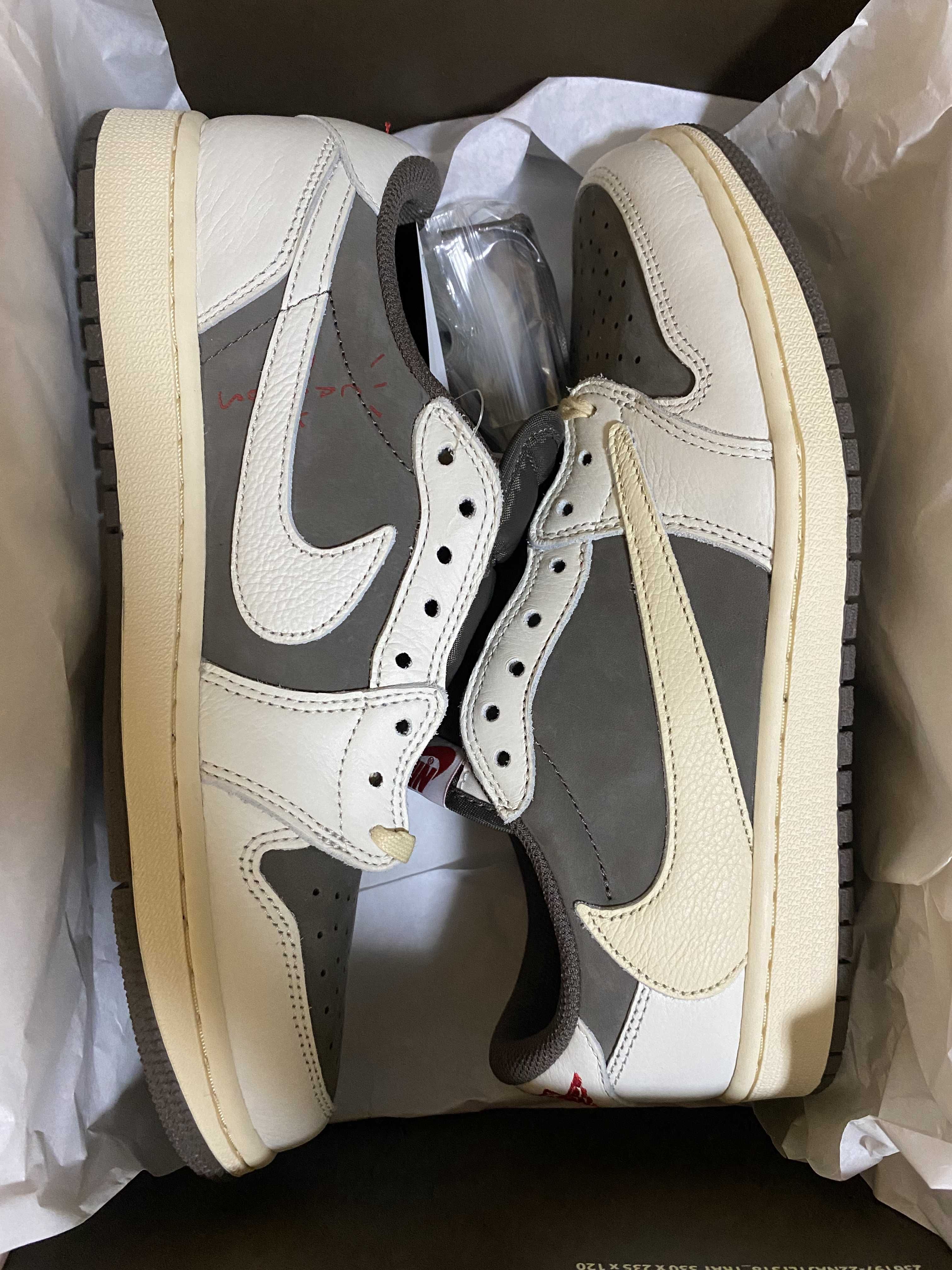 Travis Scott × Nike Air Jordan 1 Low OG SP "Reverse Mocha/Sail and Ridgerock"