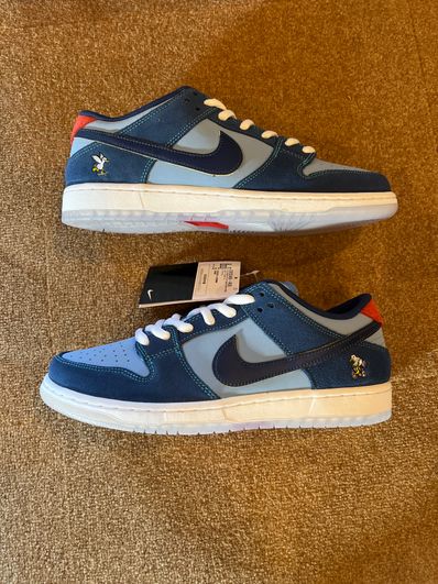 Why So Sad? × Nike SB Dunk Low "Coastal Blue/Speed Yellow-University Red"