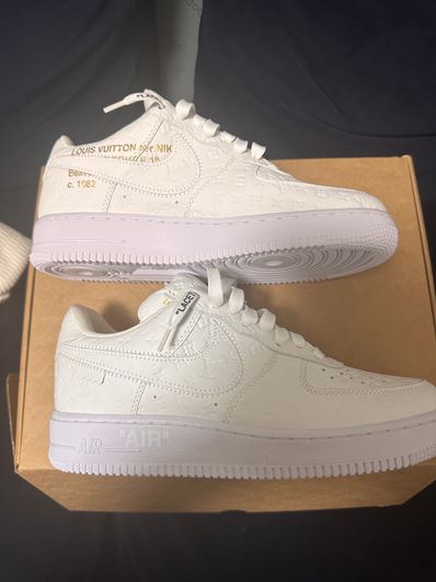 Louis Vuitton × Nike Air Force 1 Low by Virgil Abloh "White"