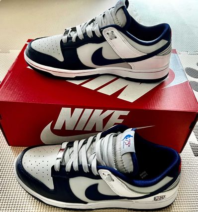 NBA × Nike Dunk Low EMB 75th Anniversary "Nets"