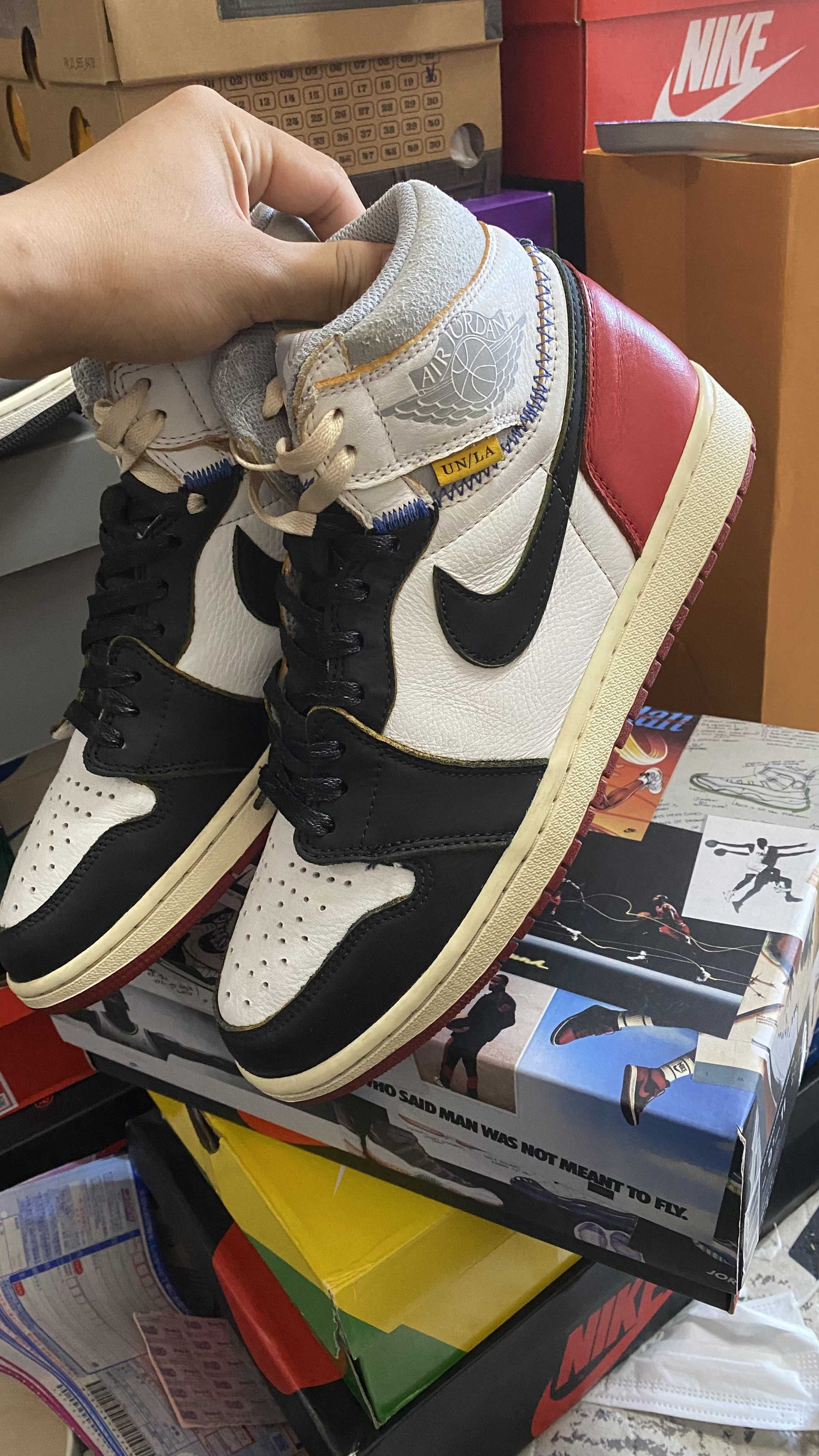 UNION × Nike Air Jordan 1 Retro High OG NRG "Varsity Red/Wolf Grey"