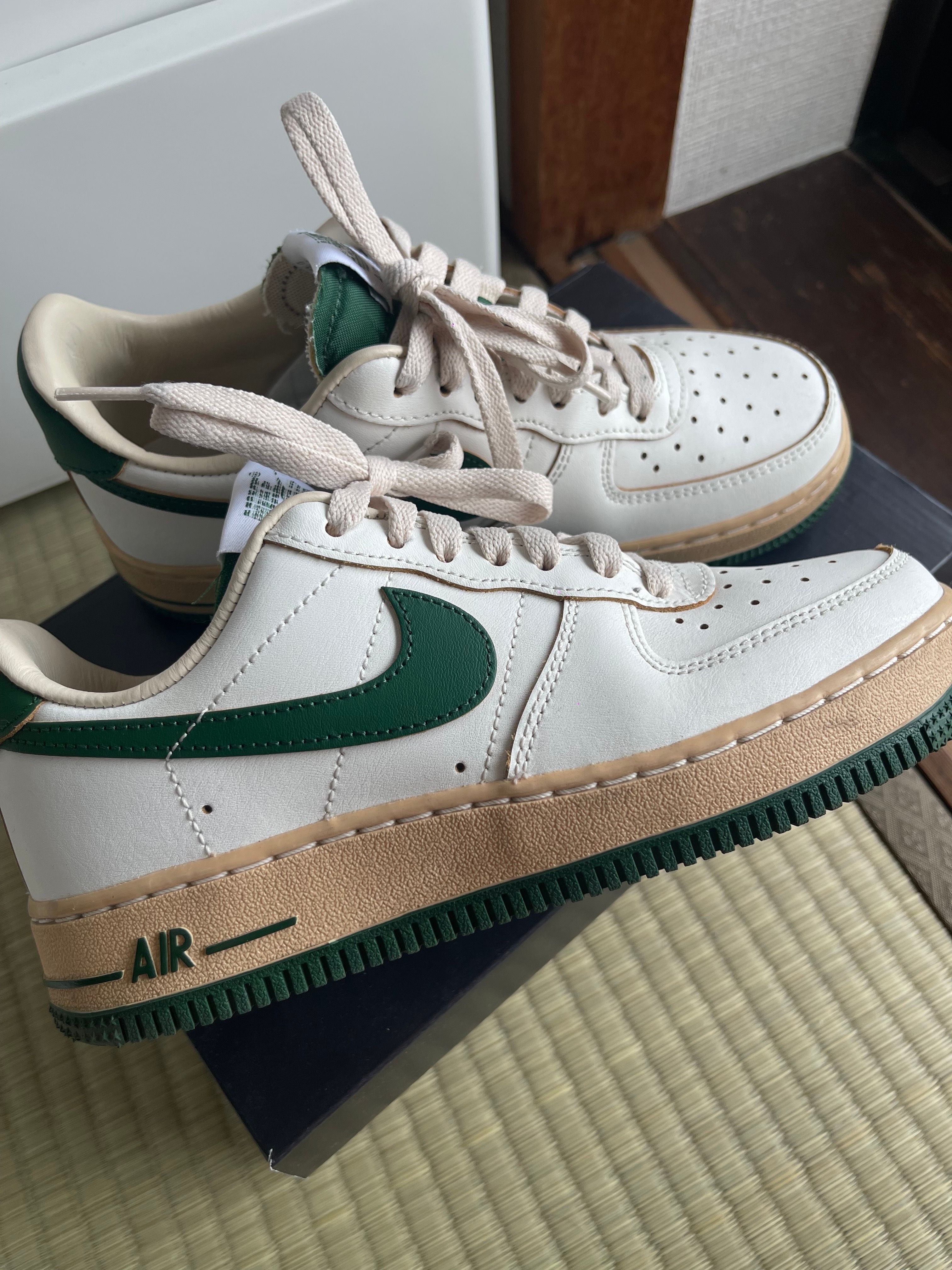Nike Women's Air Force 1 Low "Green and Muslin"