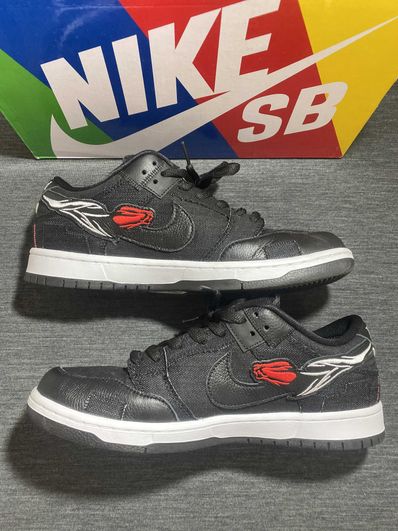 Wasted Youth × Nike SB Dunk Low "Black Denim" / VERDY