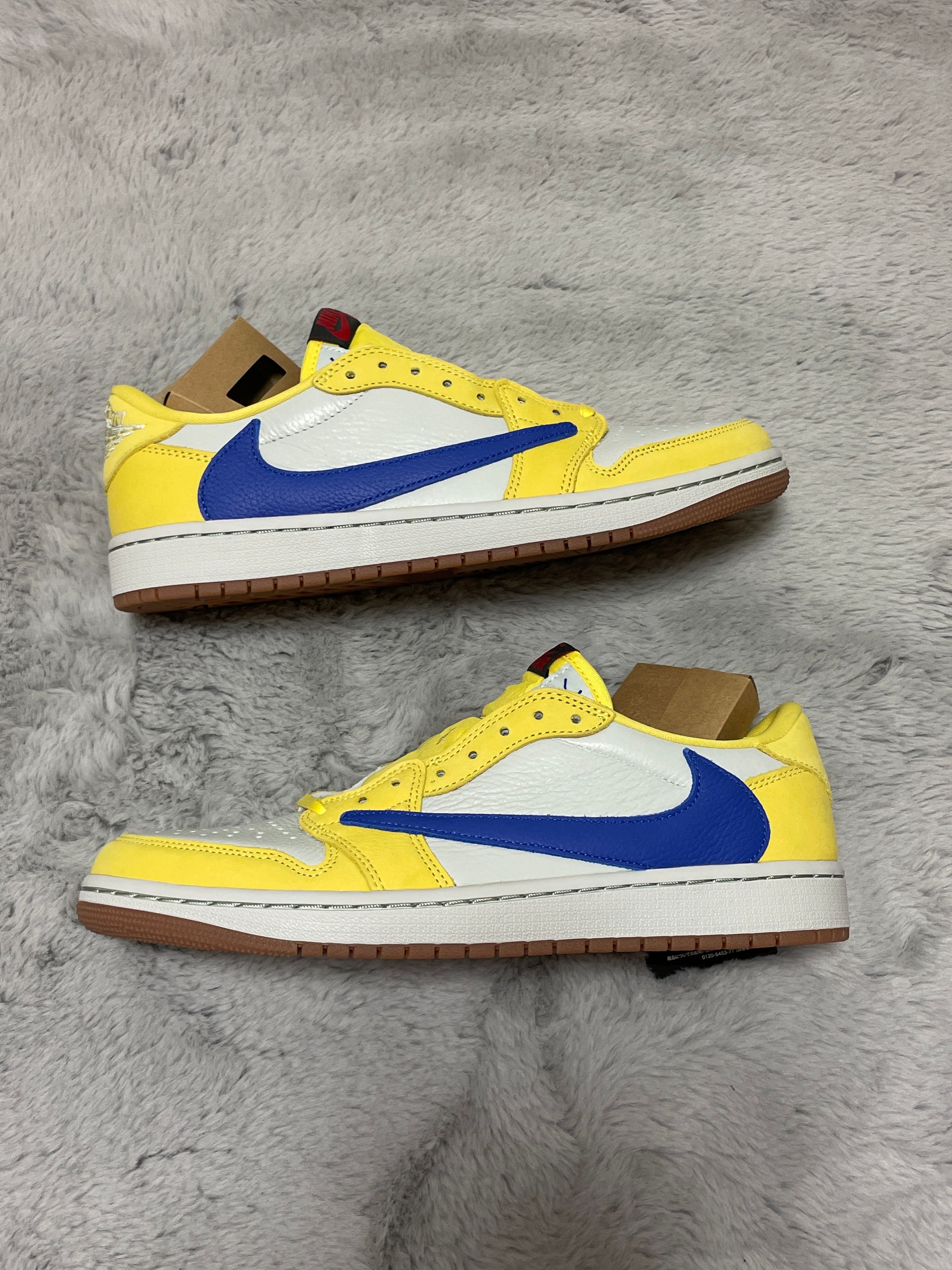 Travis Scott × Nike Women's Air Jordan 1 Retro Low OG "Canary"