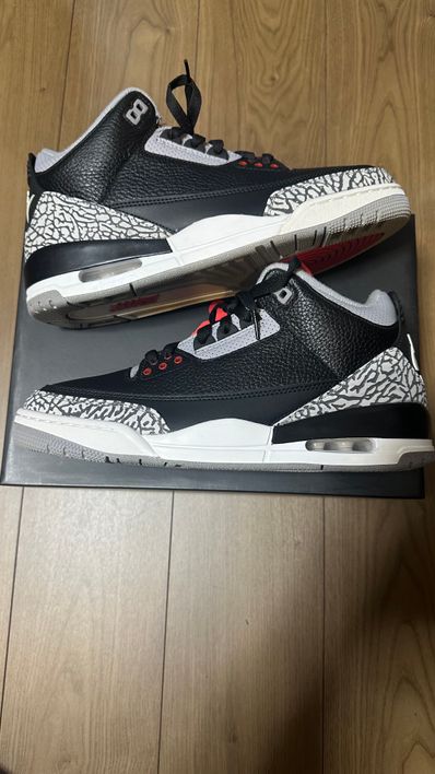 Retro 3 2025 black cement 2018