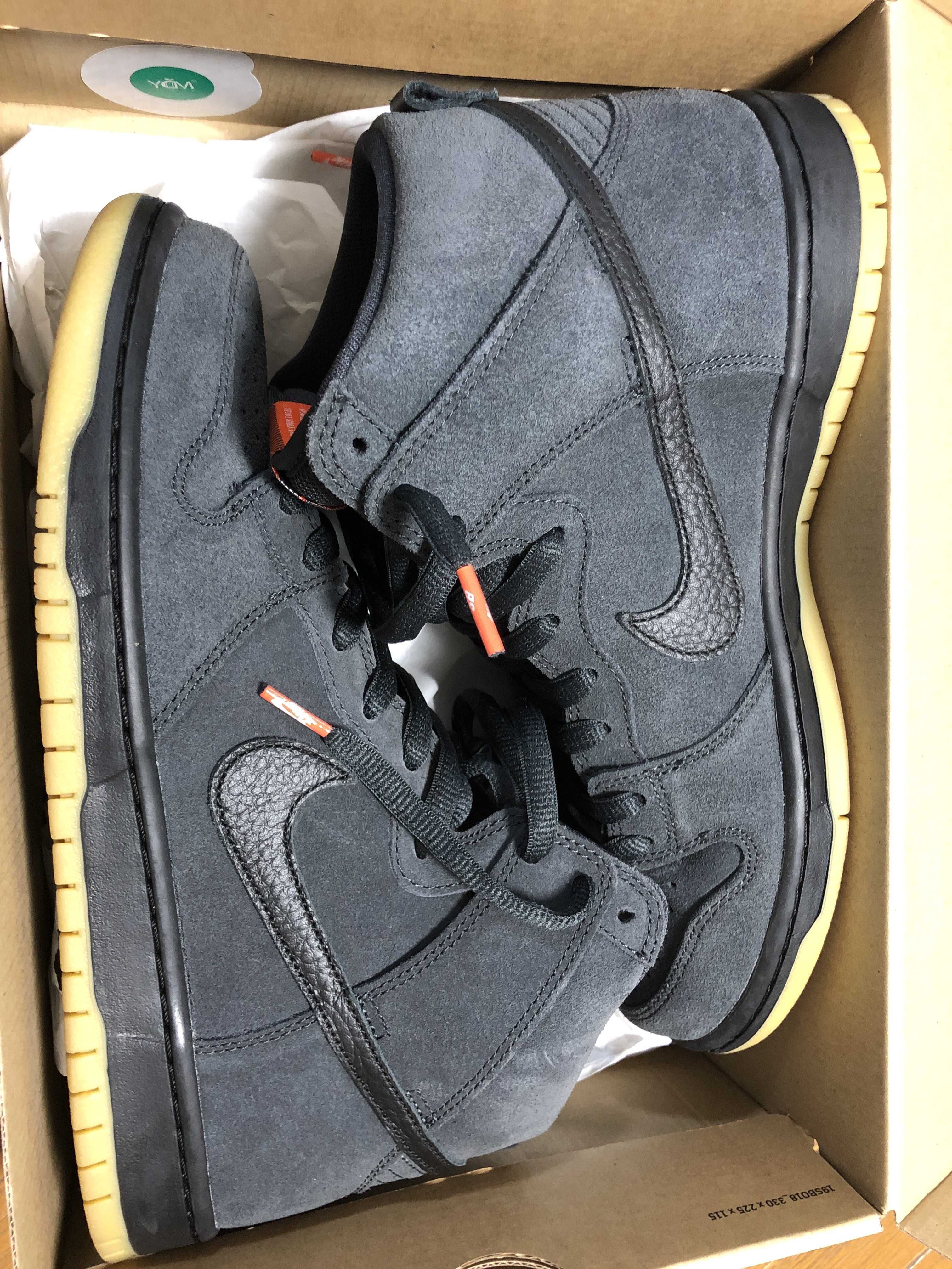 Nike SB Dunk High Orange Label "Dark Grey" 