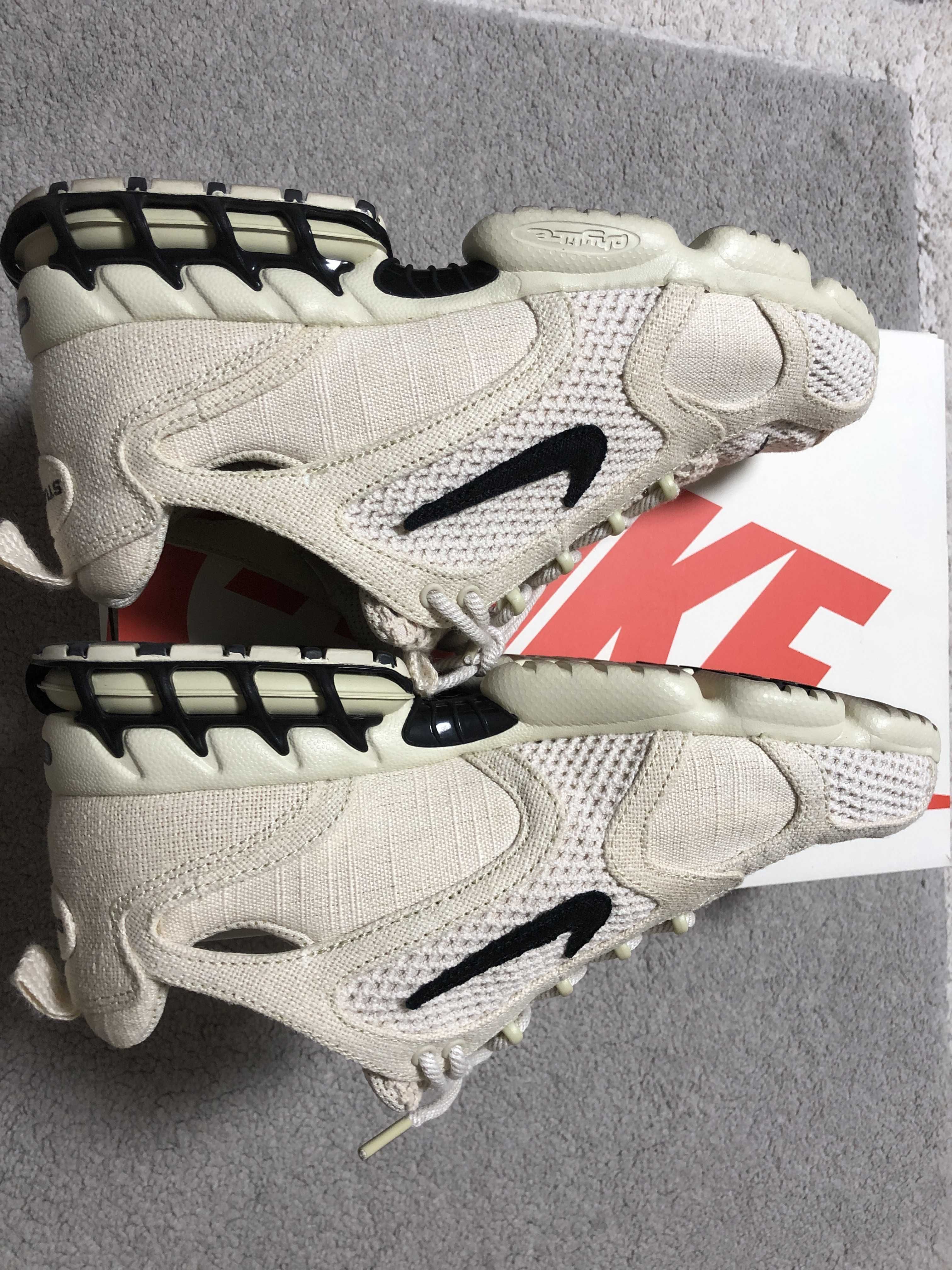 Stussy × Nike Air Zoom Spiridon CG 2 "Fossil/Black"