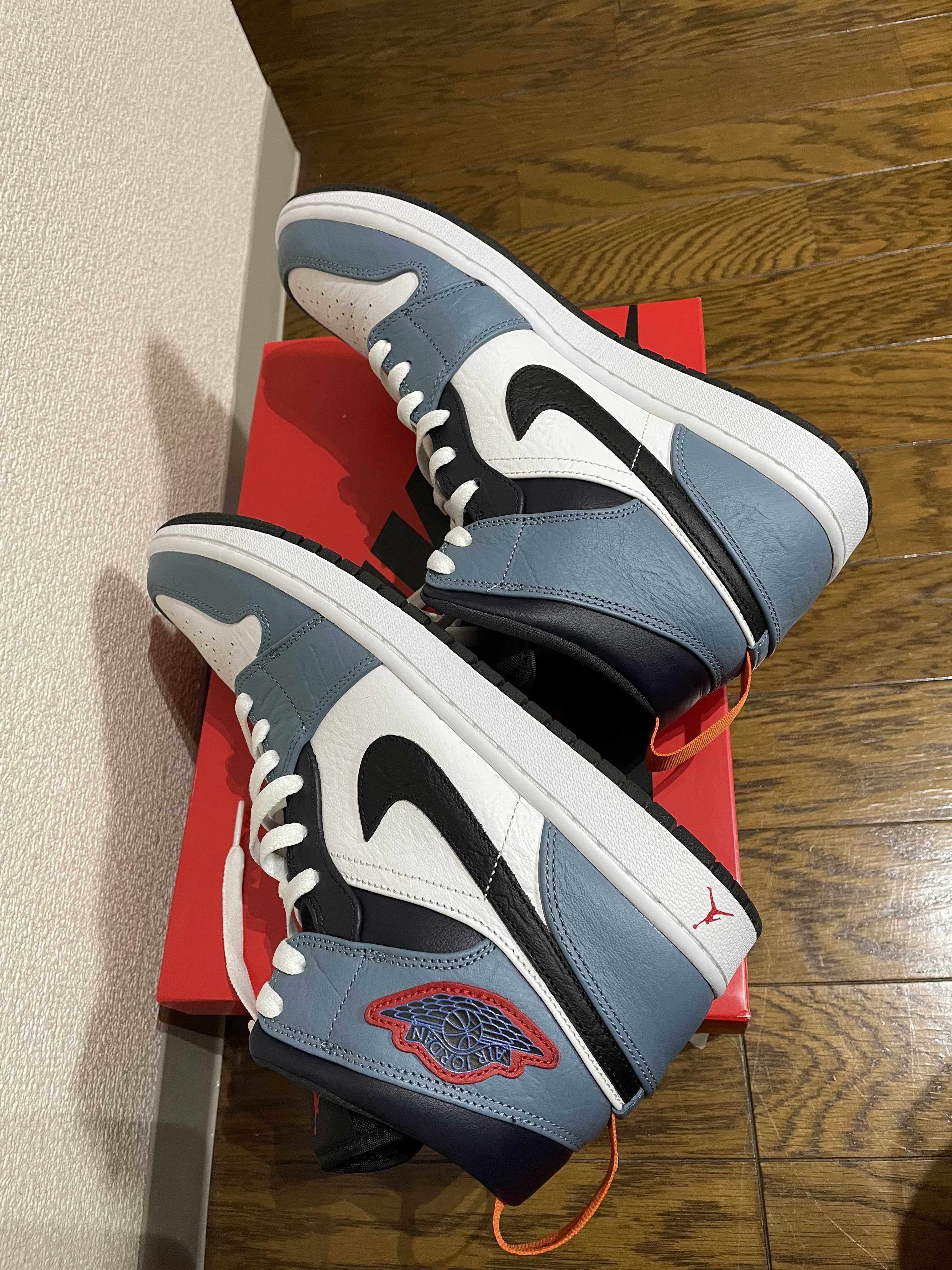 FACETASM × Nike Air Jordan 1 Mid "White/Navy"