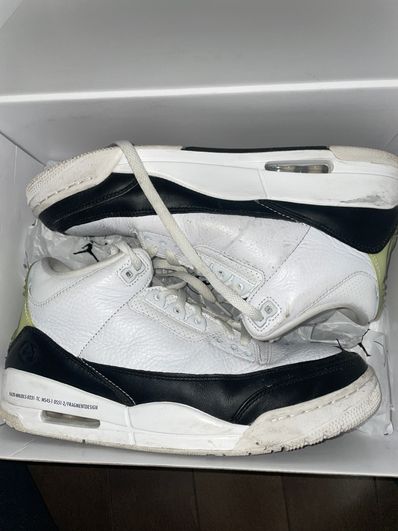 Fragment × Nike Air Jordan 3 "White/Black"