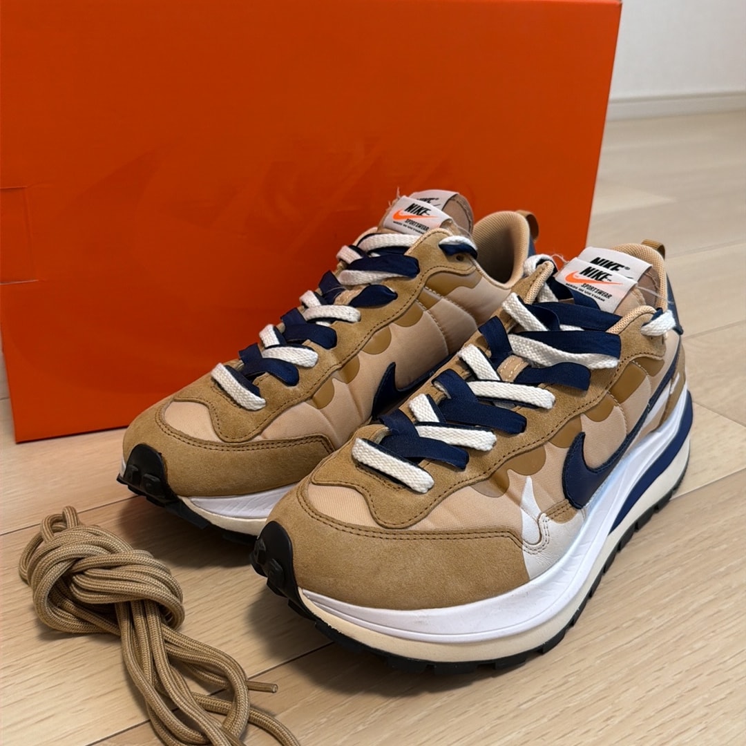 sacai × Nike Vapor Waffle "Sesame and Blue Void"