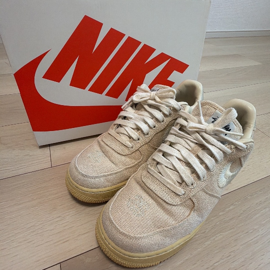 Stussy × Nike Air Force 1 Low "Fossil Stone"