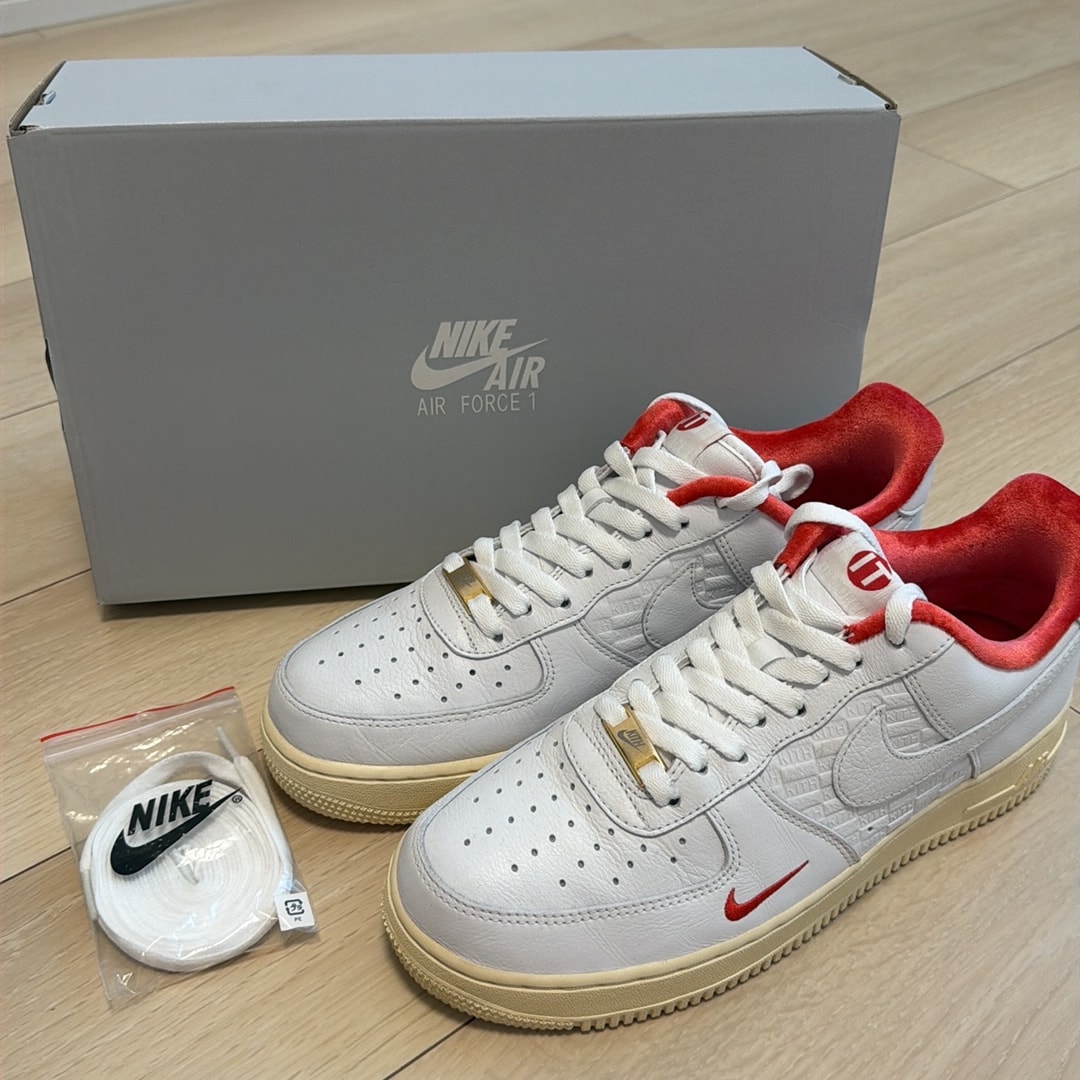 KITH × Nike Air Force 1 Low "White/Red"