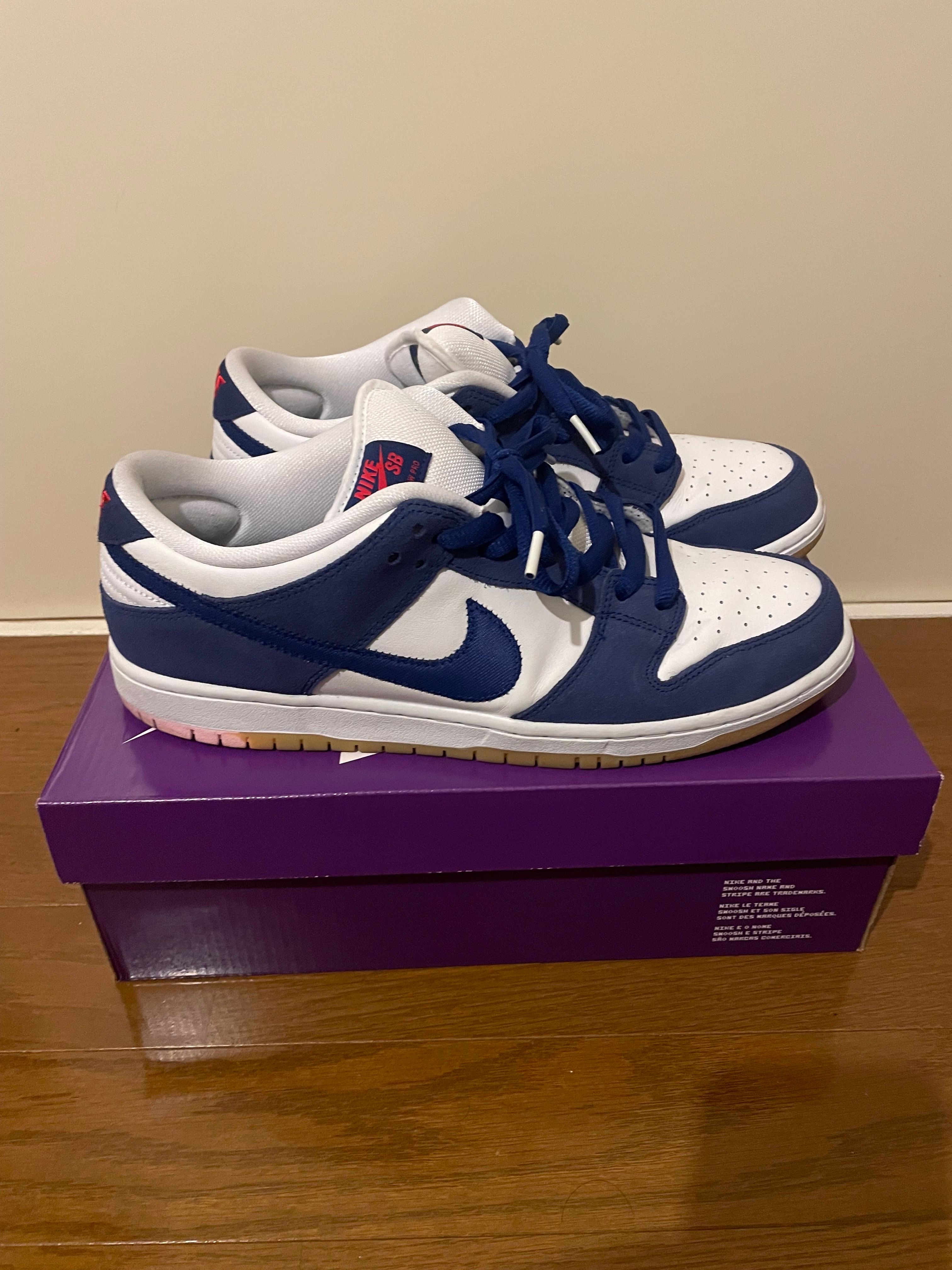 Nike SB Dunk Low "Los Angeles Dodgers/Deep Royal Blue"