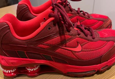 Supreme × Nike Shox Ride 2 "Speed Red/Siren Red-Barn"