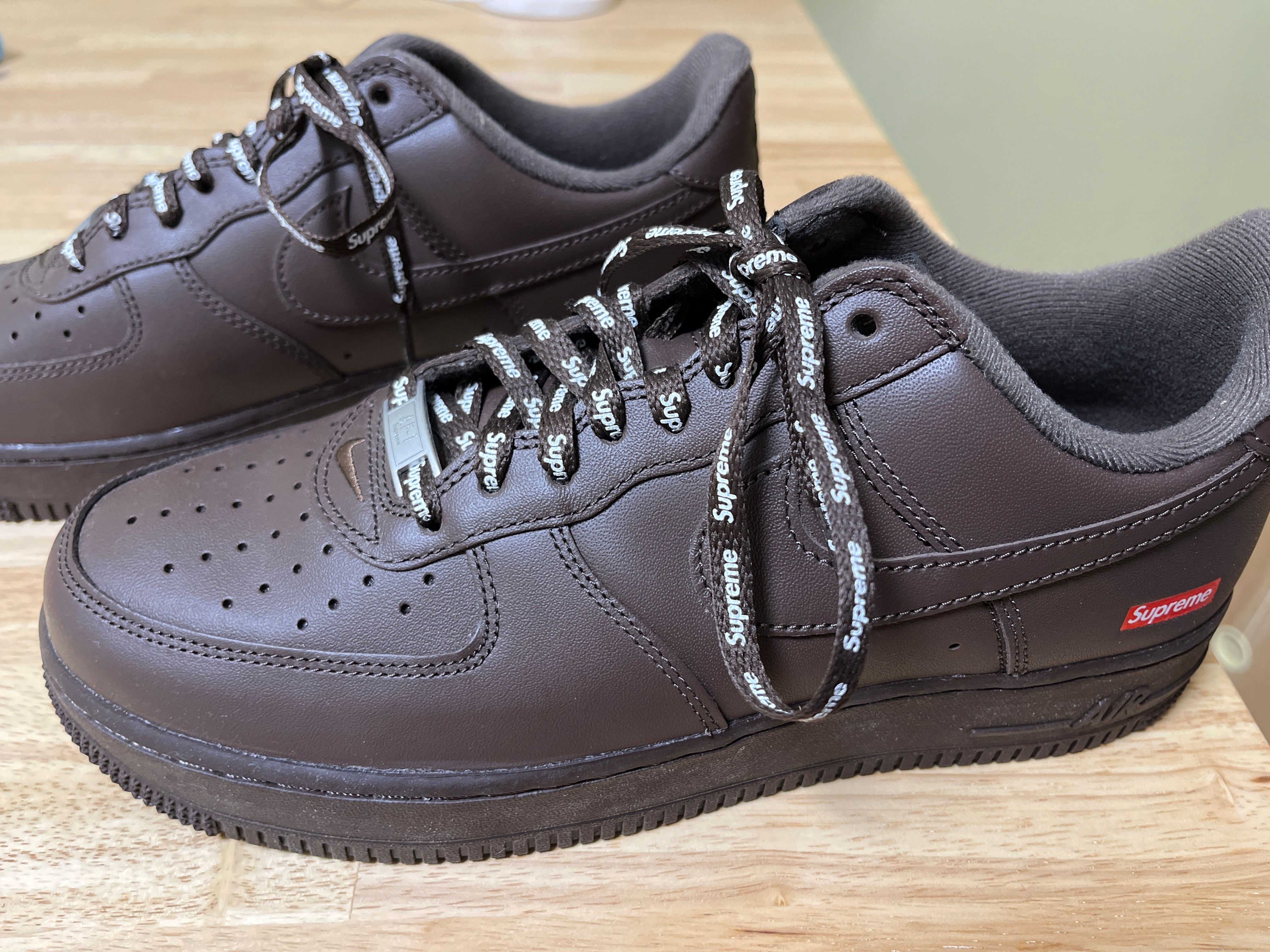 Supreme × Nike Air Force 1 Low "Baroque Brown"