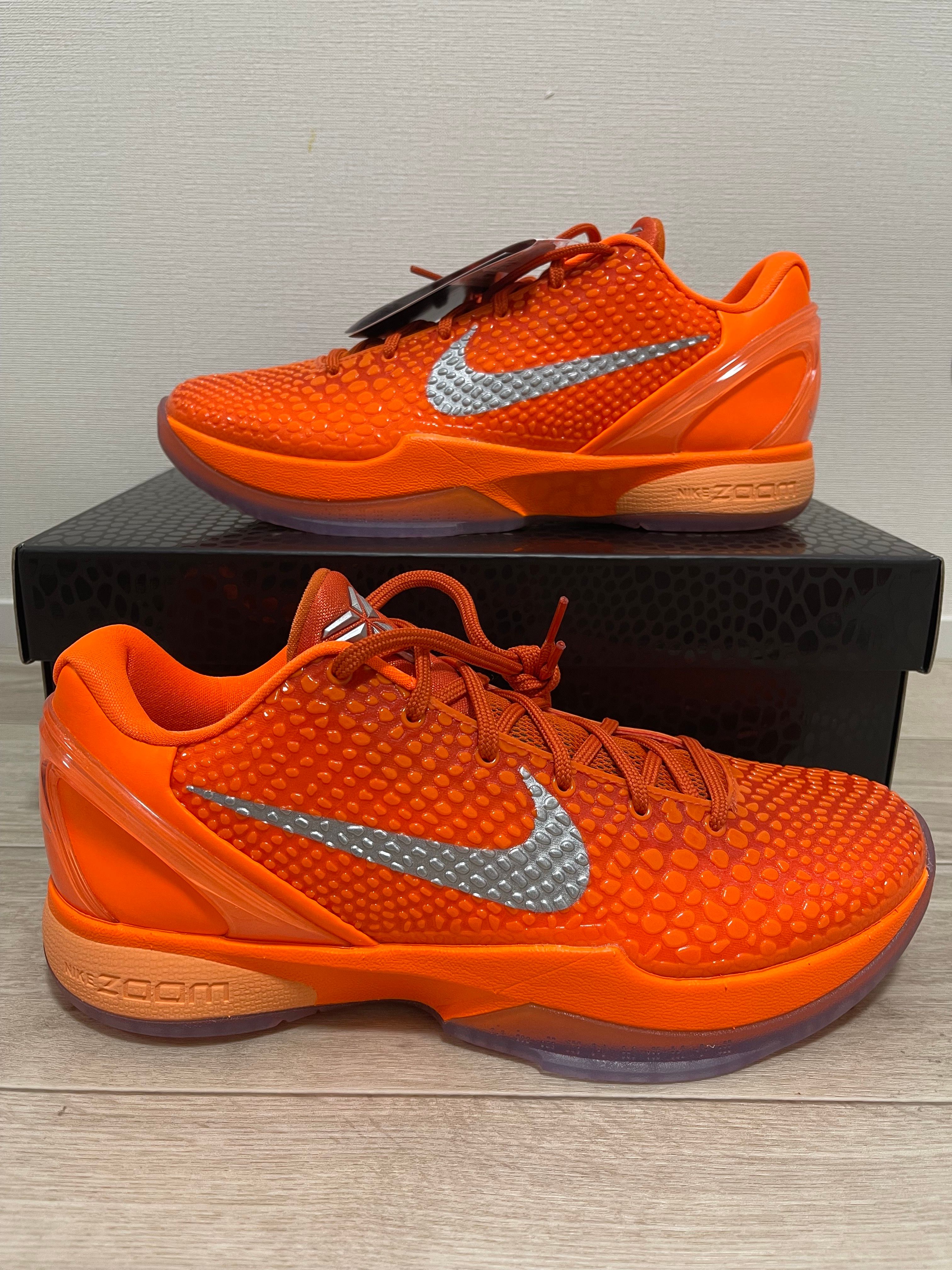 コービー6プロトロトータルオレンジ27cm Kobe 6 Protro 'Total Orange' (IH1871-800) Release Date. Nike