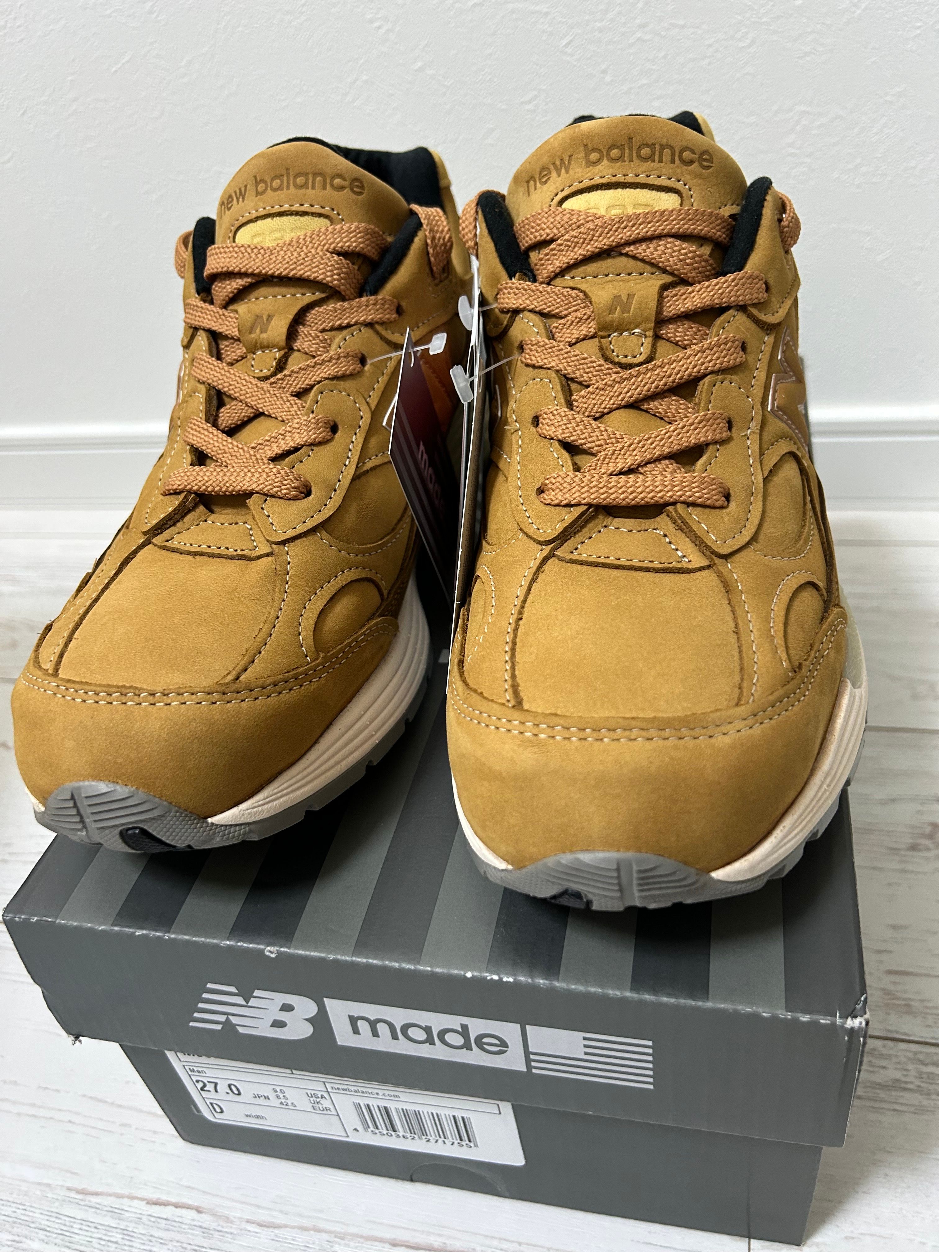 New Balance 992 Made in USA "Tan/Brown"