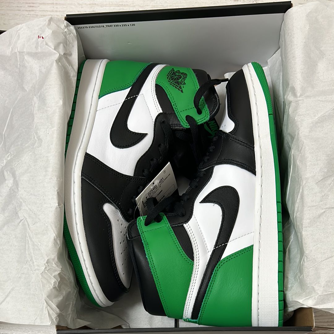 Nike Air Jordan 1 Retro High OG "Celtics/Black and Lucky Green" (2023)
