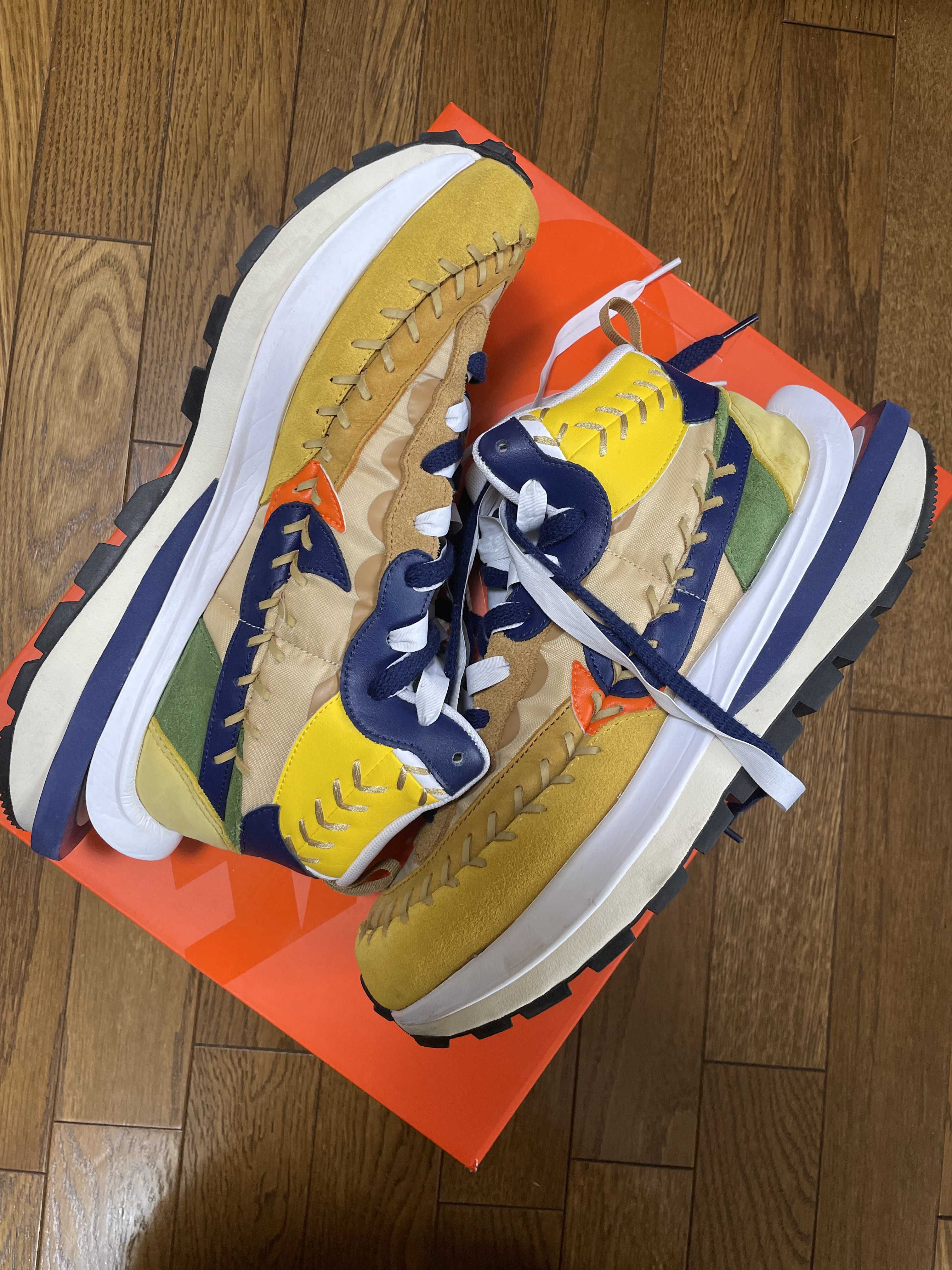 Jean-Paul Gaultier × sacai × Nike VaporWaffle "Sesame/Multi Color"