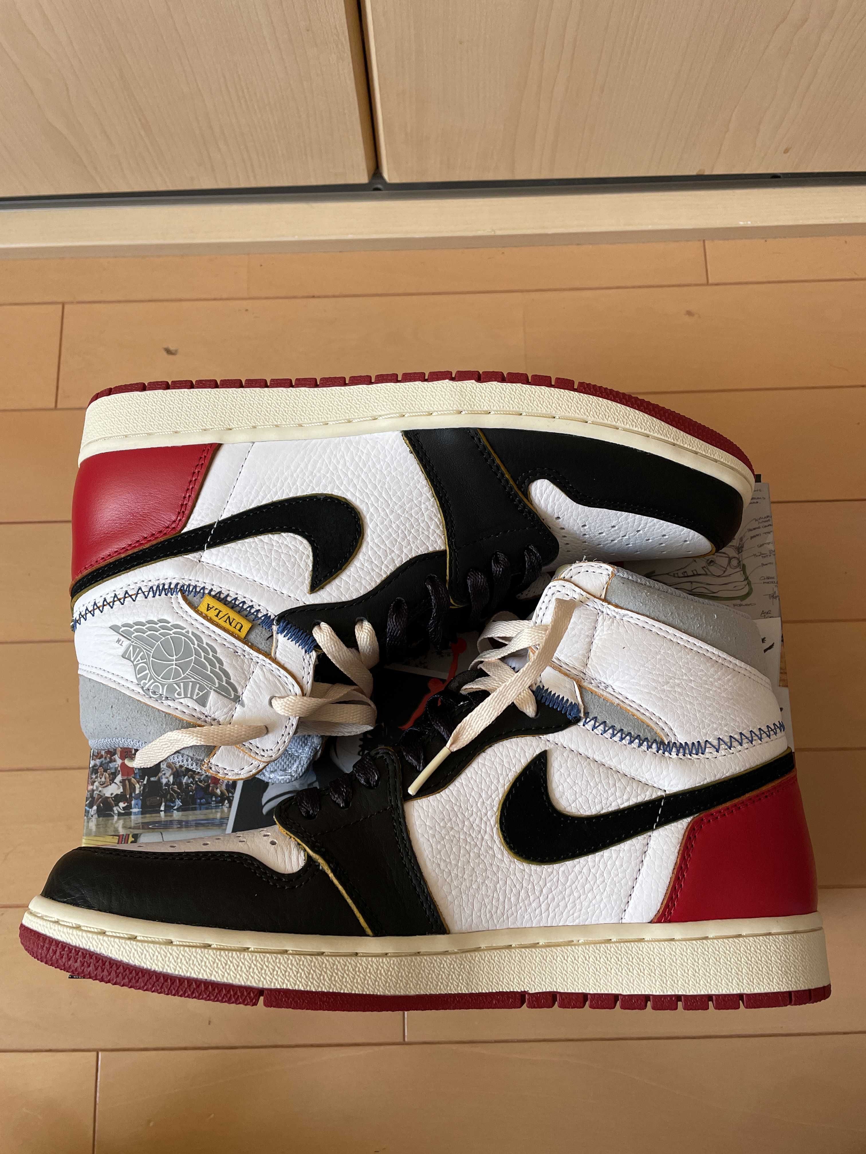 UNION × Nike Air Jordan 1 Retro High OG NRG "Varsity Red/Wolf Grey"