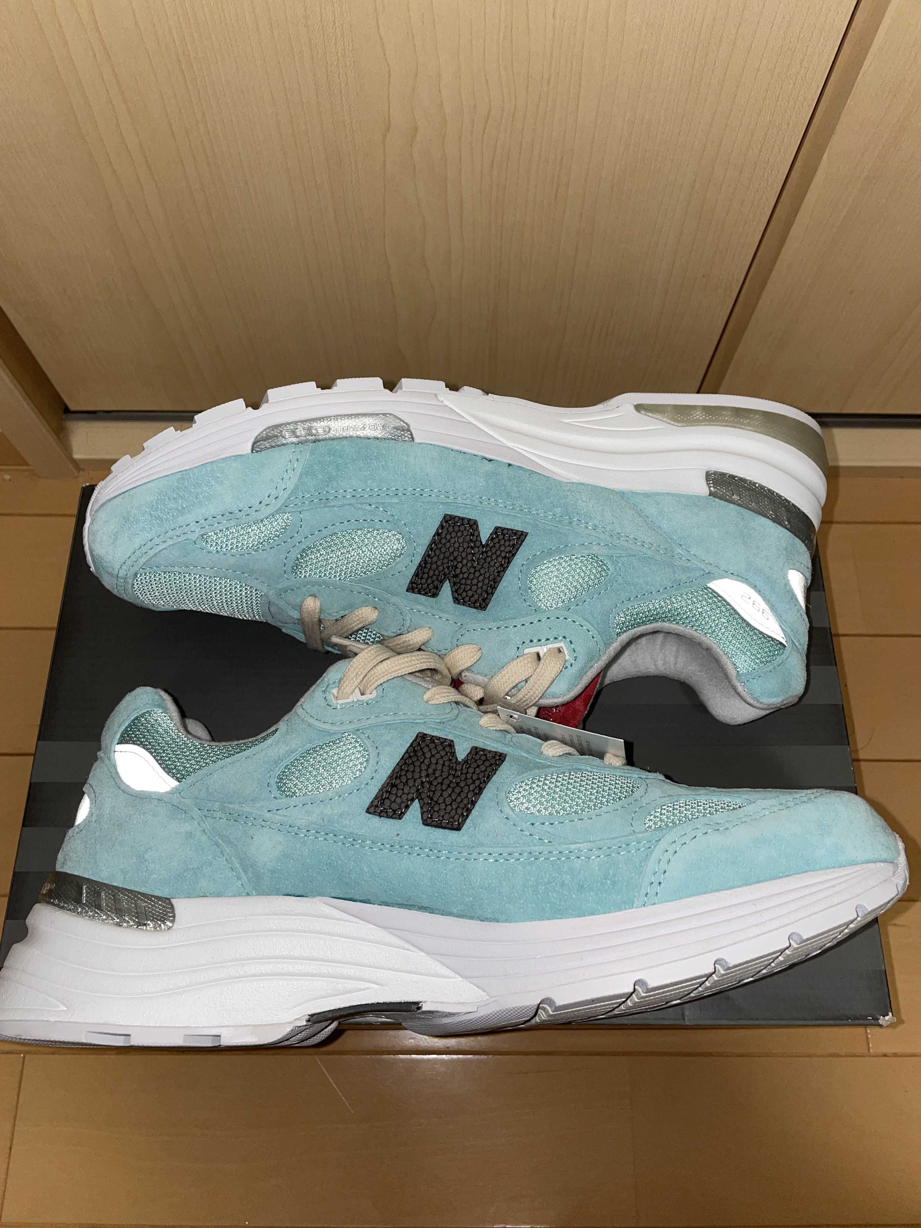 KITH × New Balance 992 Kithmas "Teal/Gray"