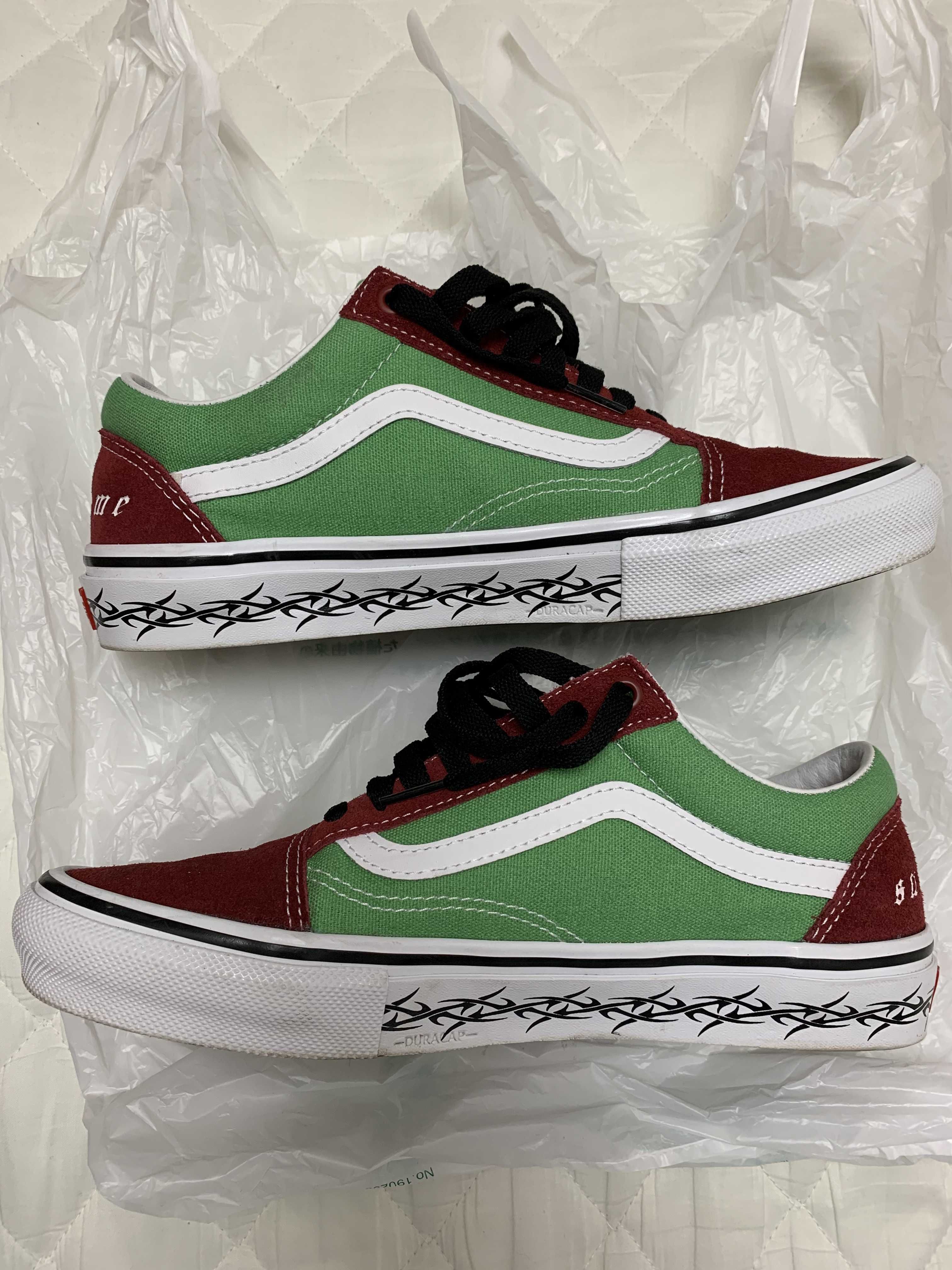 Supreme × Vans Old Skool "Green"