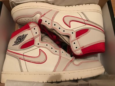 Nike Air Jordan 1 Retro High OG "Sail/University Red"