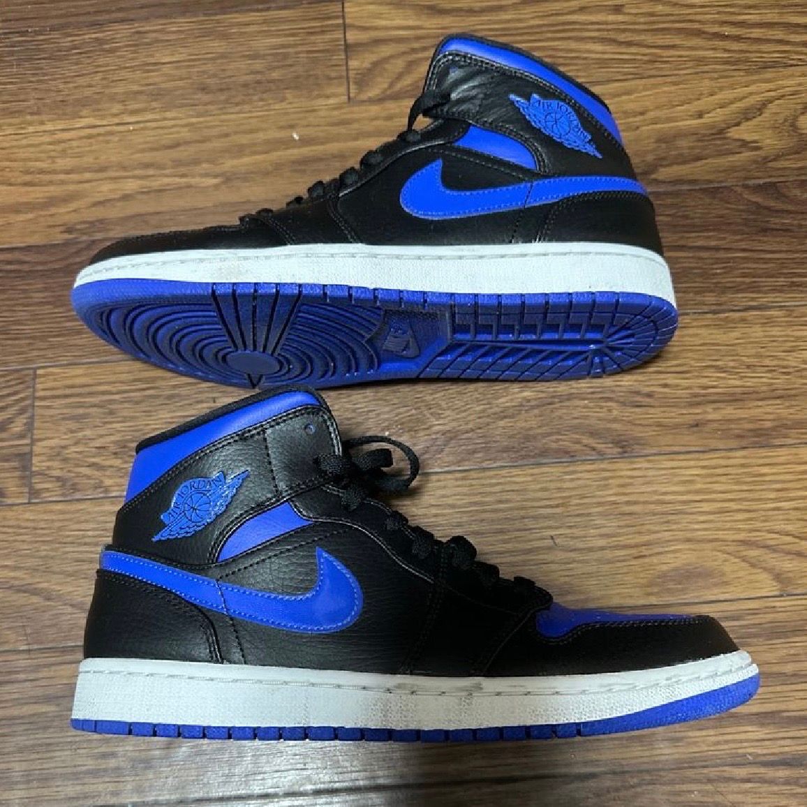 NIKE AIR JORDAN 1 MID "BLACK/BLUE"