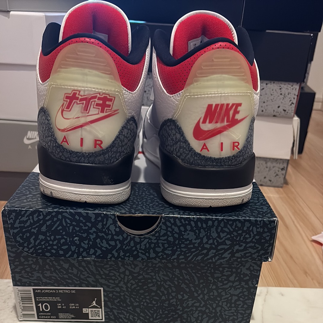 Nike Air Jordan 3 Retro SE-T CO JP "Fire Red Denim"