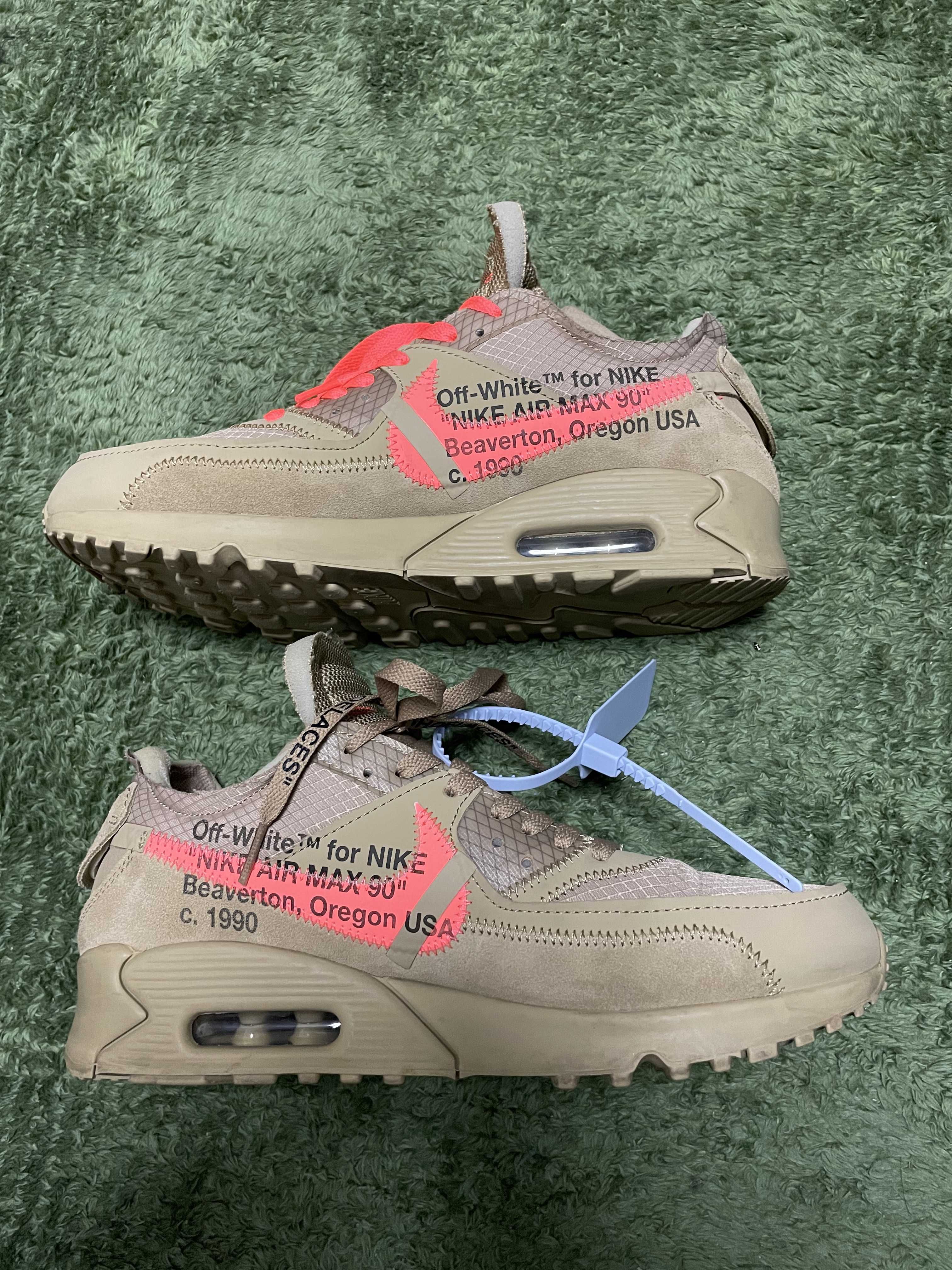 Off-White × Nike Air Max 90 "Desert Ore"