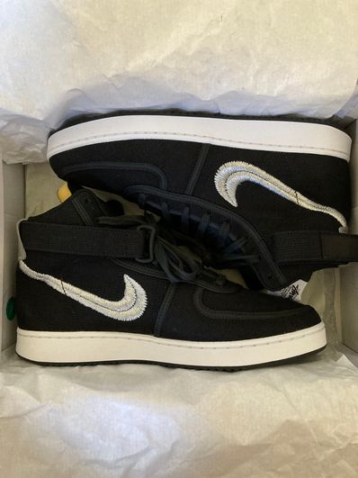 Stussy × Nike Vandal High "Black"