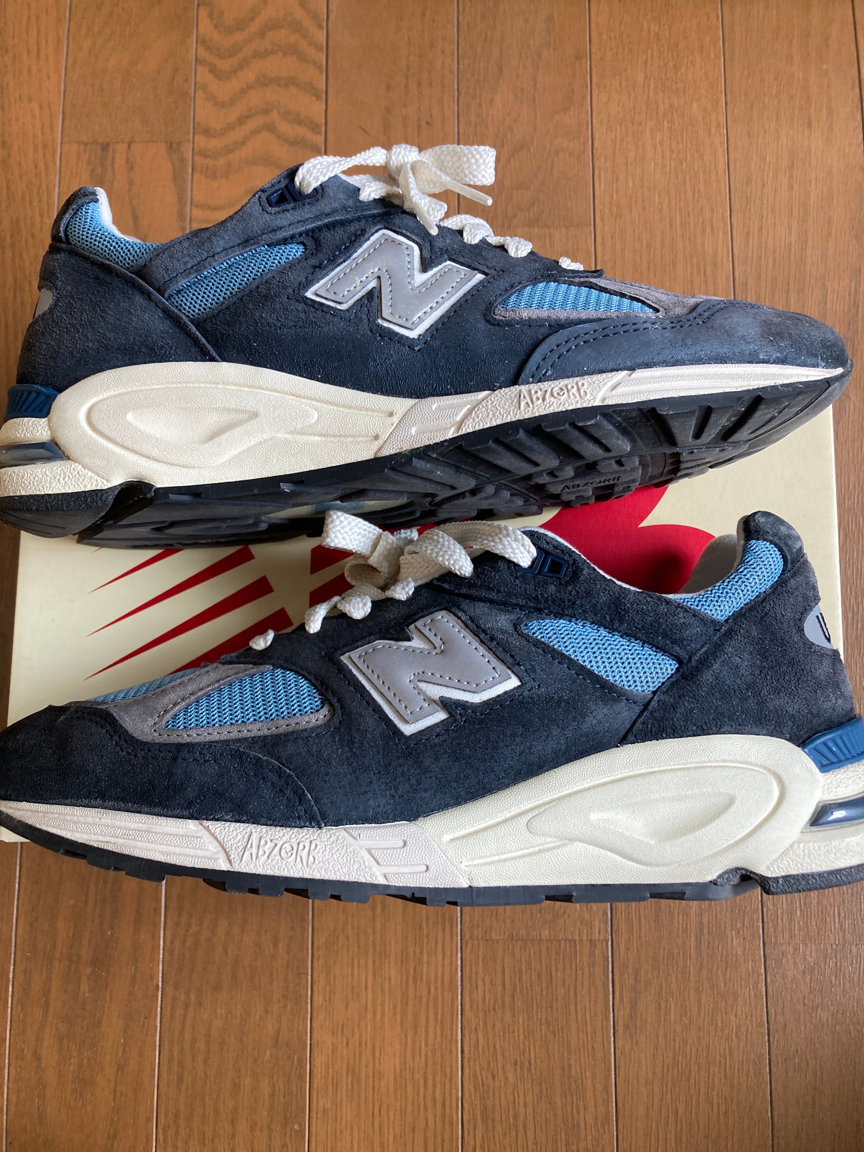 New Balance 990V2 "Navy/Castlerock"