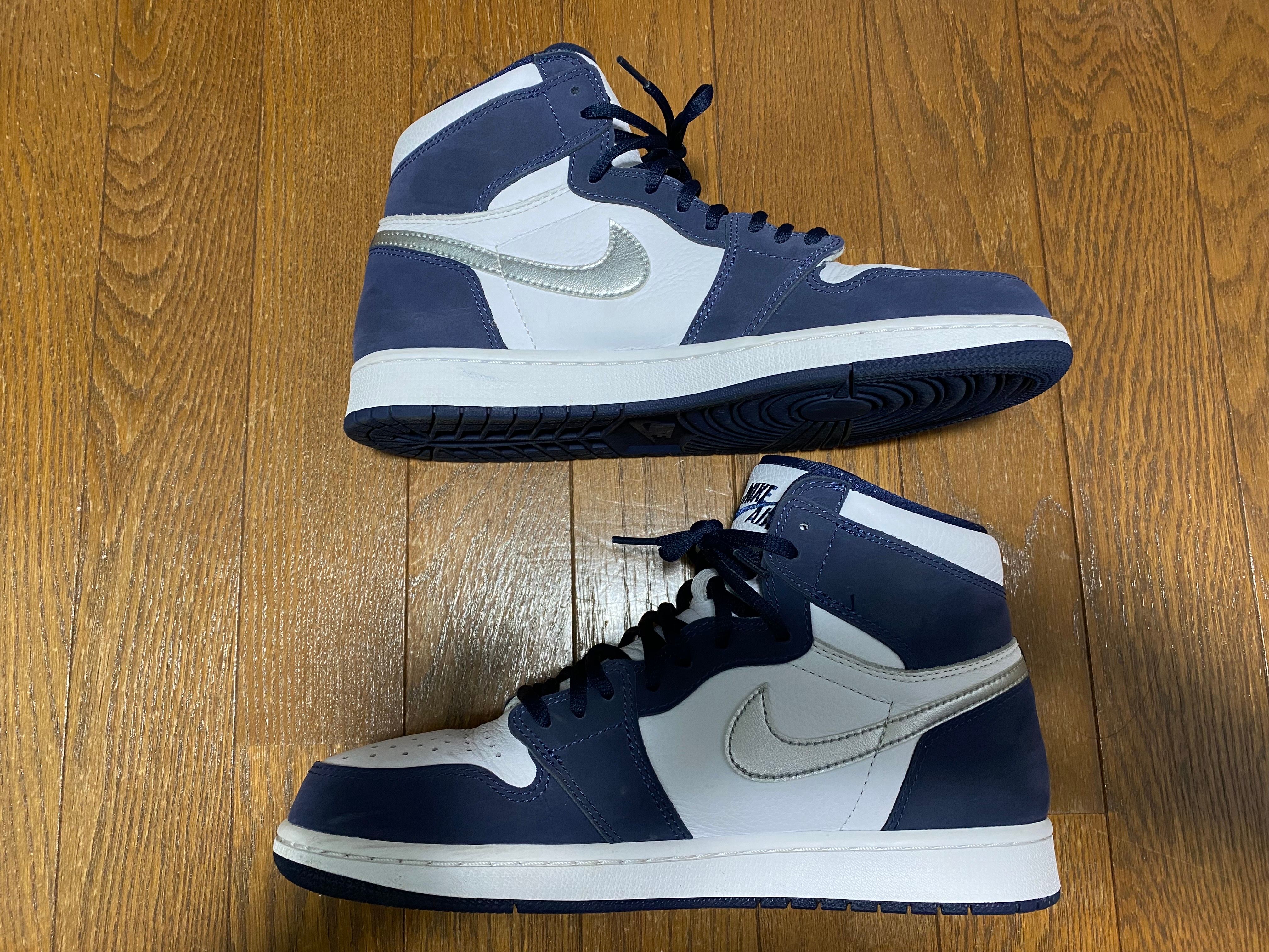 Nike Air Jordan 1 High OG CO.JP "White/Midnight Navy" (2020)(ブリーフケースなし)