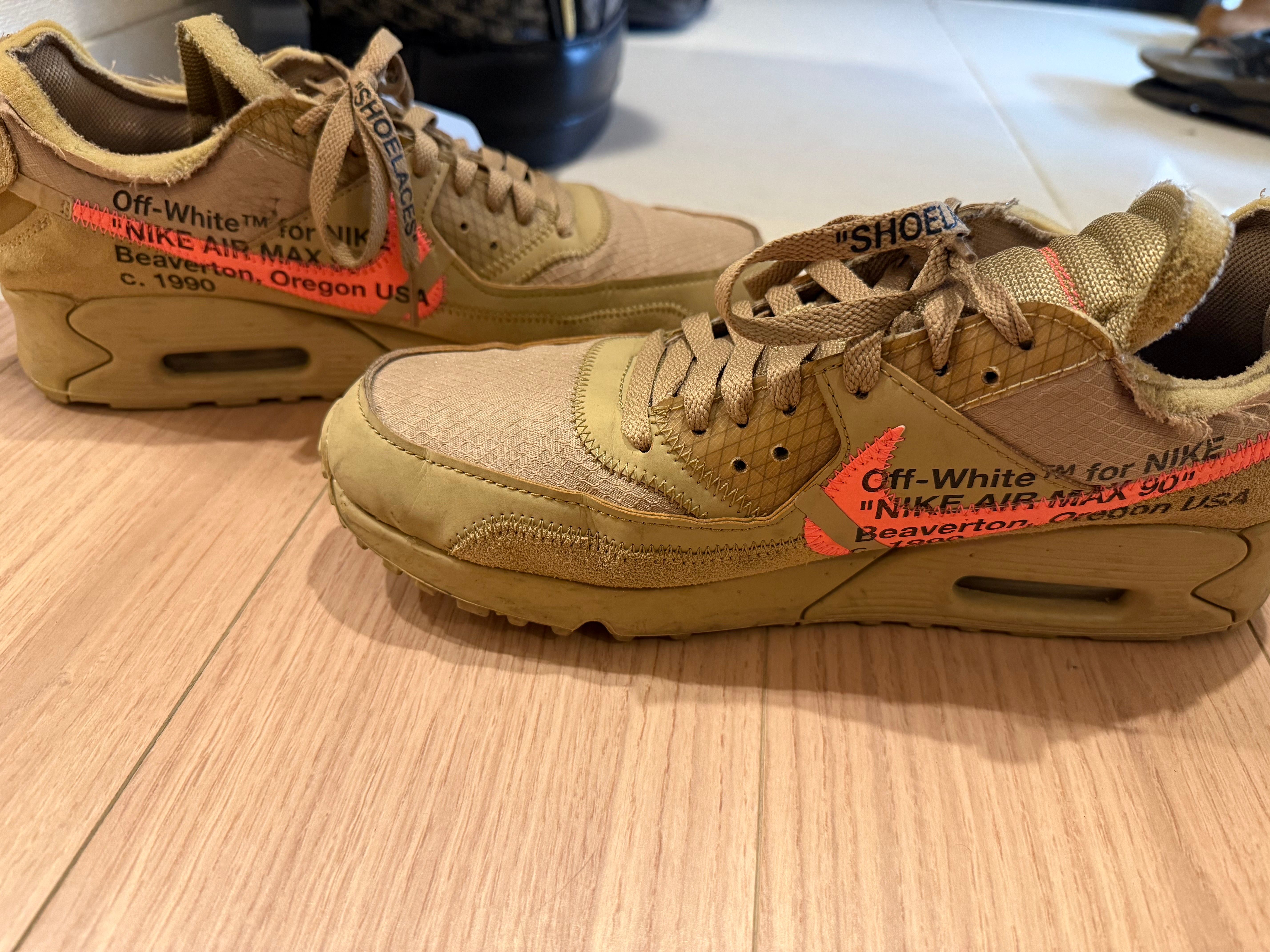 Off-White × Nike Air Max 90 "Desert Ore"