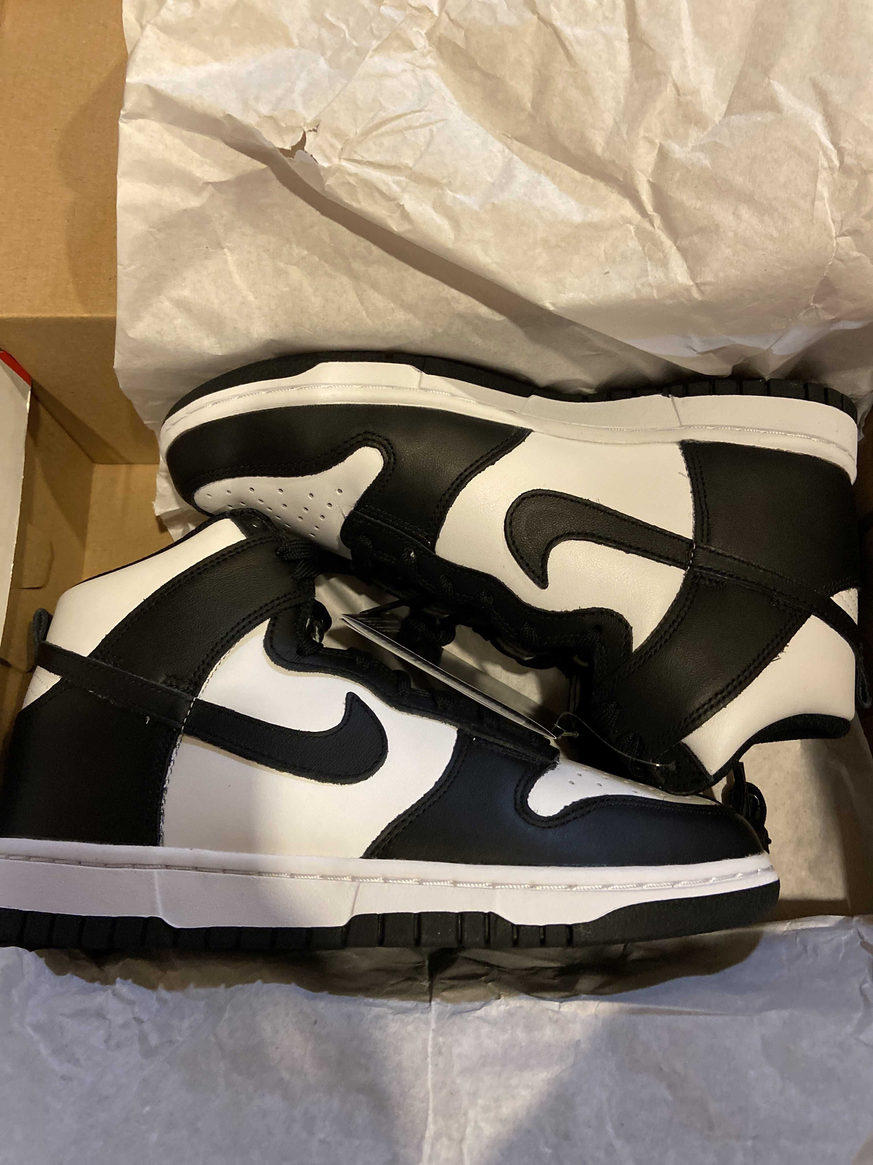 Nike Women's Dunk High "Black and White"