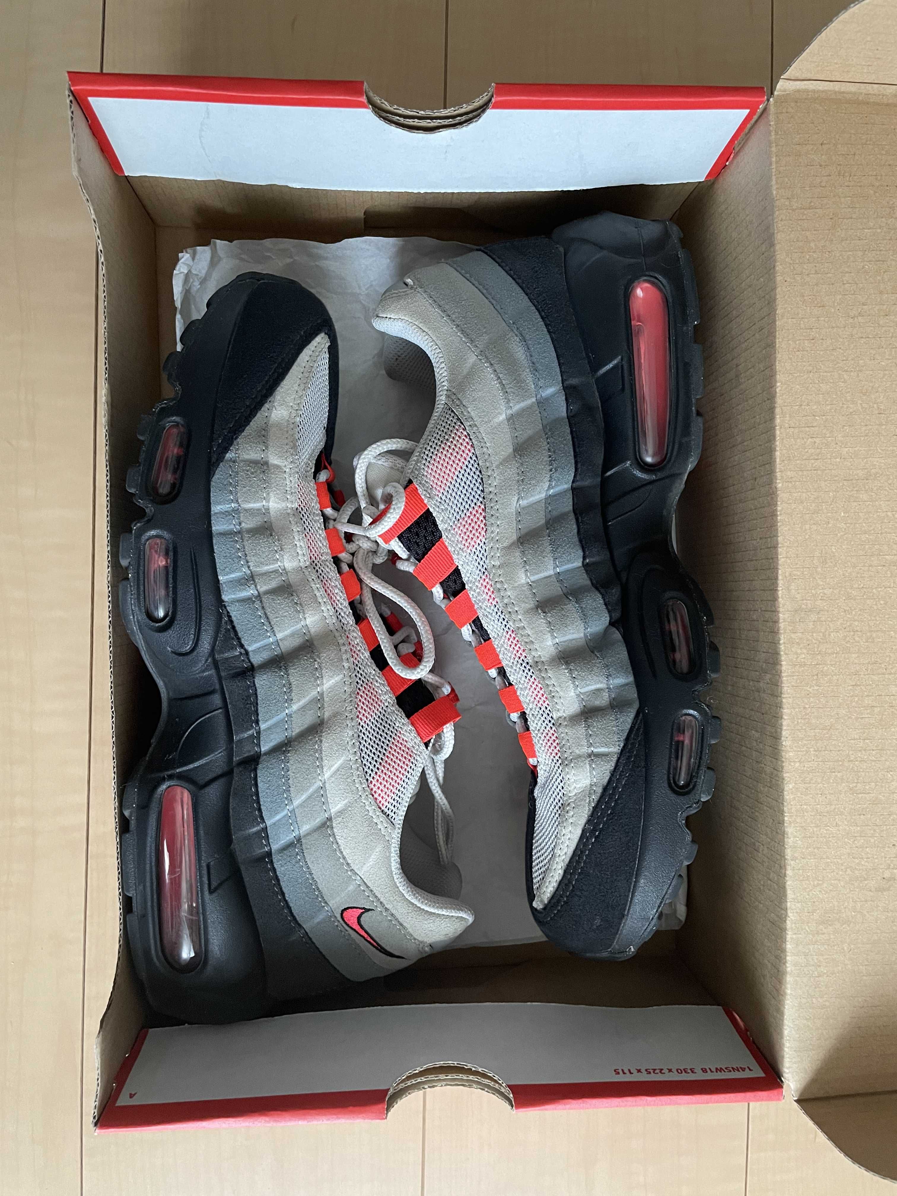 Nike Air Max 95 "White/Solar Red"