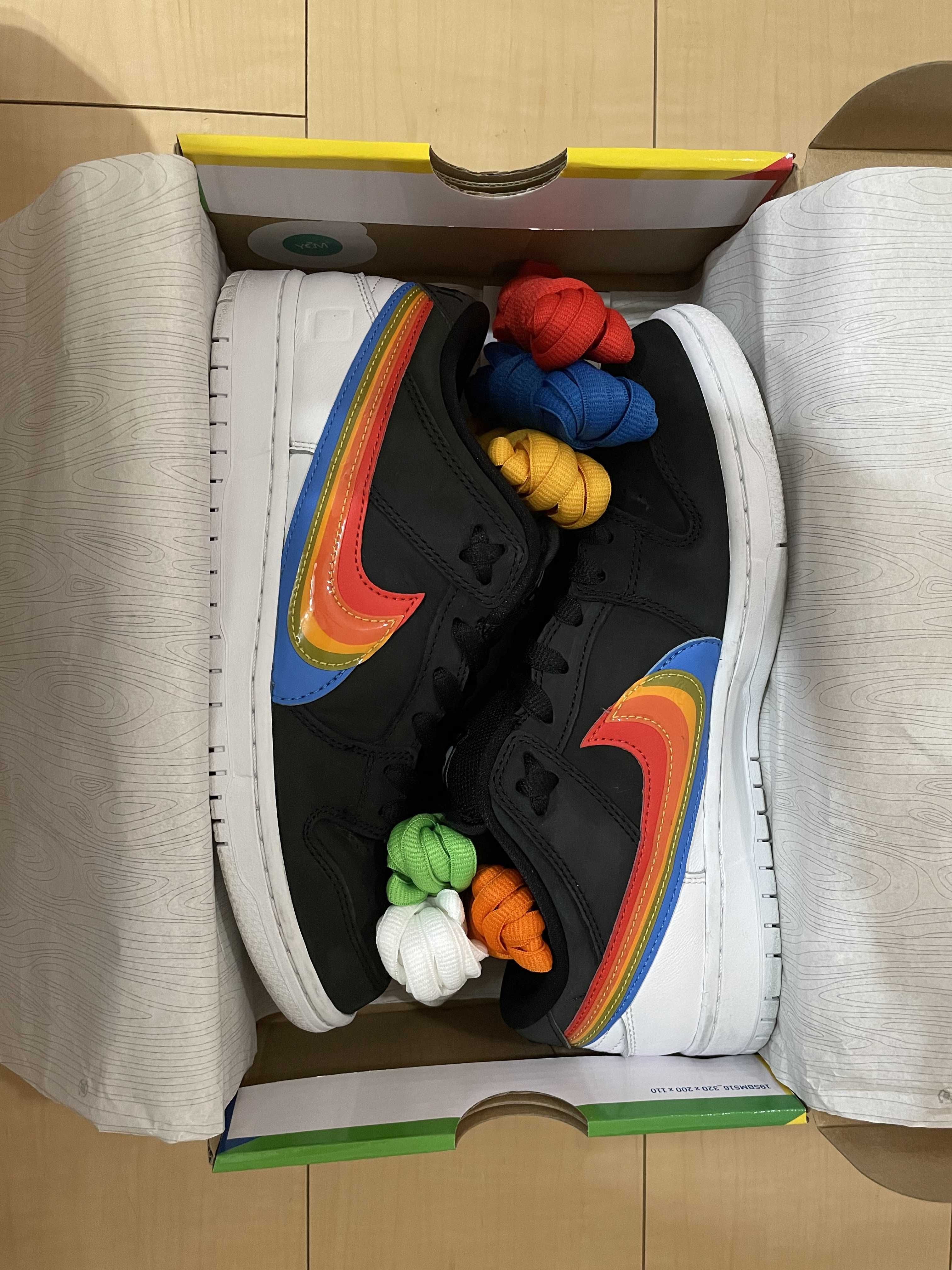 Polaroid × Nike SB Dunk Low Pro QS "Black/White"