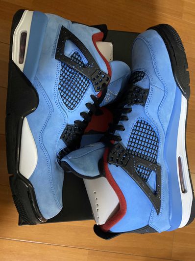 Travis Scott × Nike Air Jordan 4 Retro Cactus Jack "University Blue"