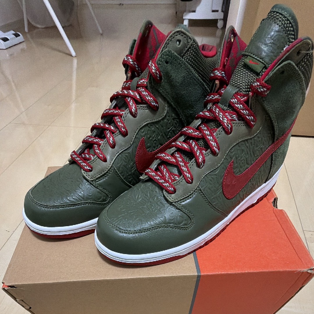 Stussy × Nike Dunk High "Army Olive"