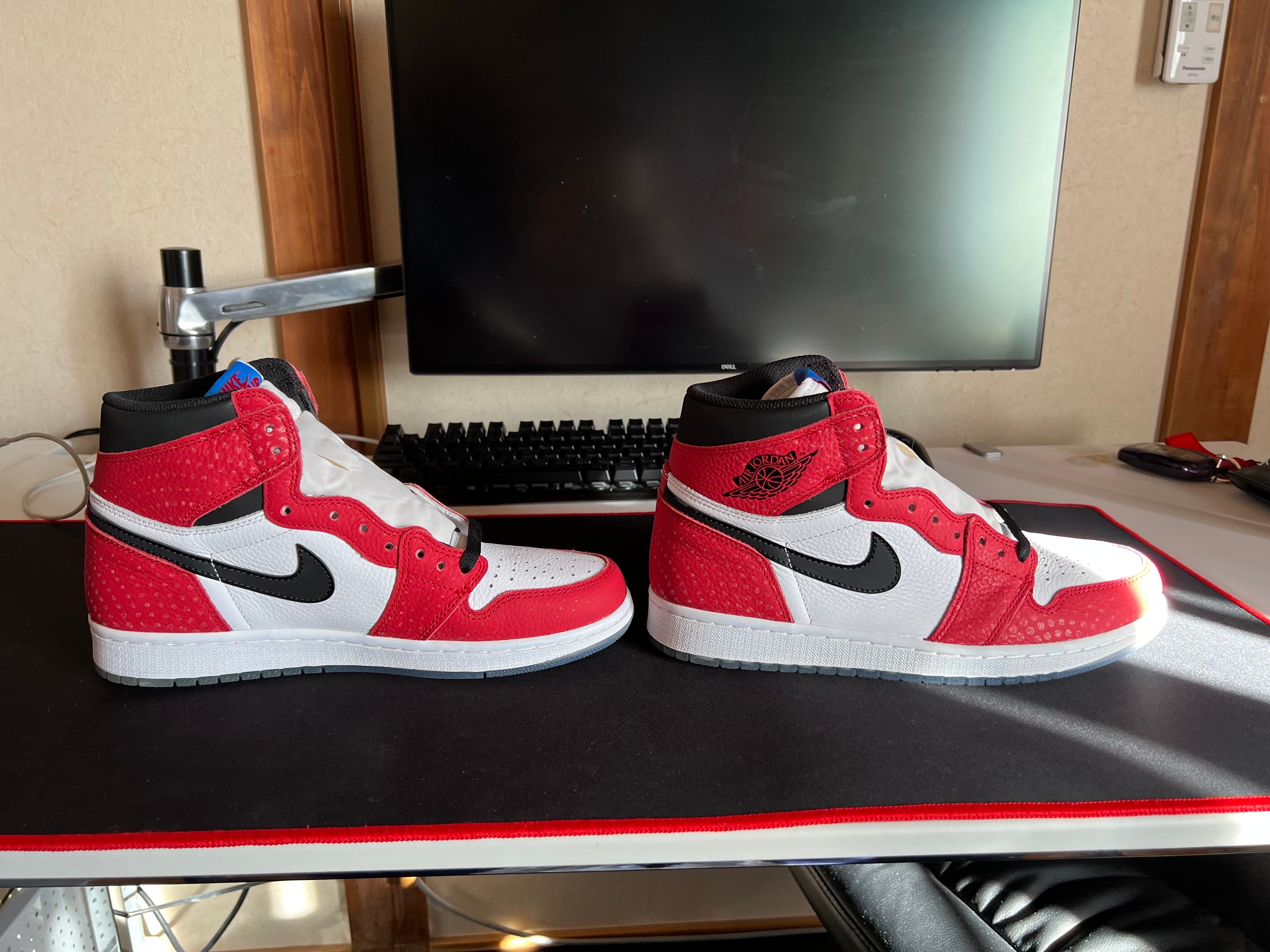 Spiderman × Nike Air Jordan 1 Origin Story "Gym Red/White/Photo Blue/Black"