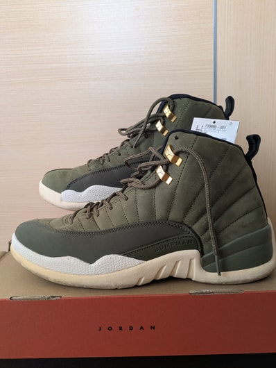 Nike Air Jordan12 "Olive Canvas"