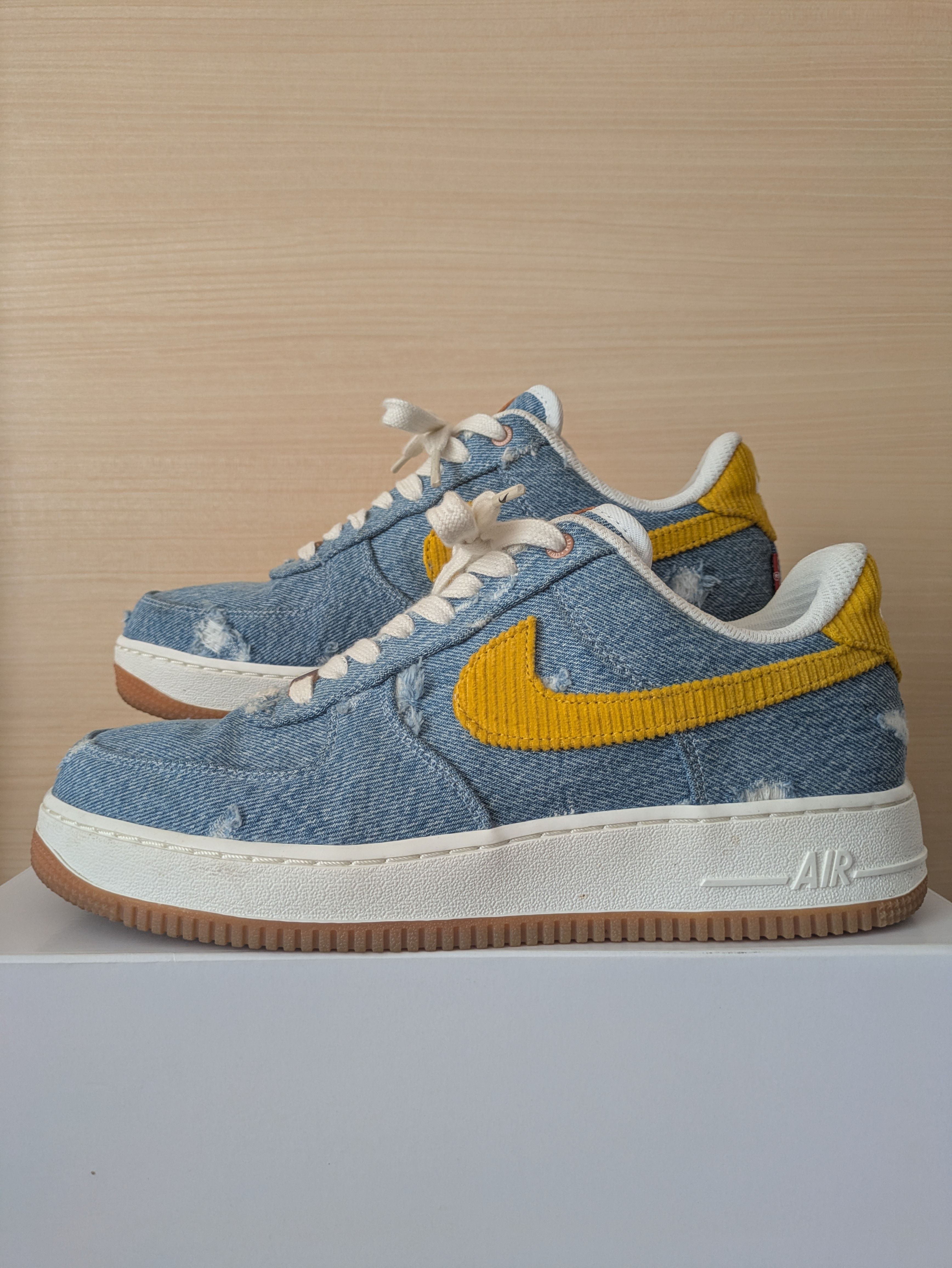 Levi’s®︎ × Nike Air Force 1 Low "White/Denim" (Nike By You)