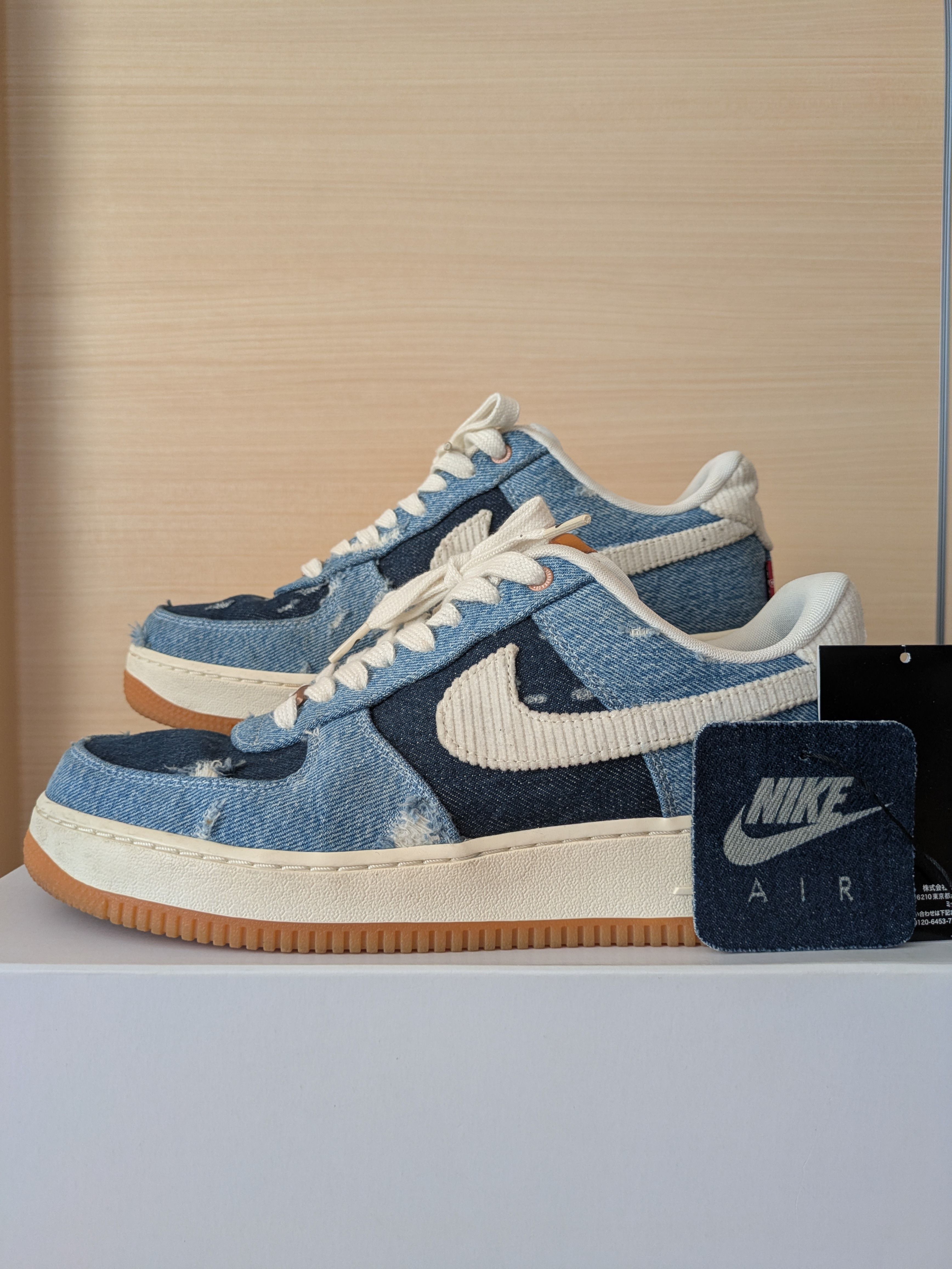 Levi’s®︎ × Nike Air Force 1 Low "White/Denim" (Nike By You)