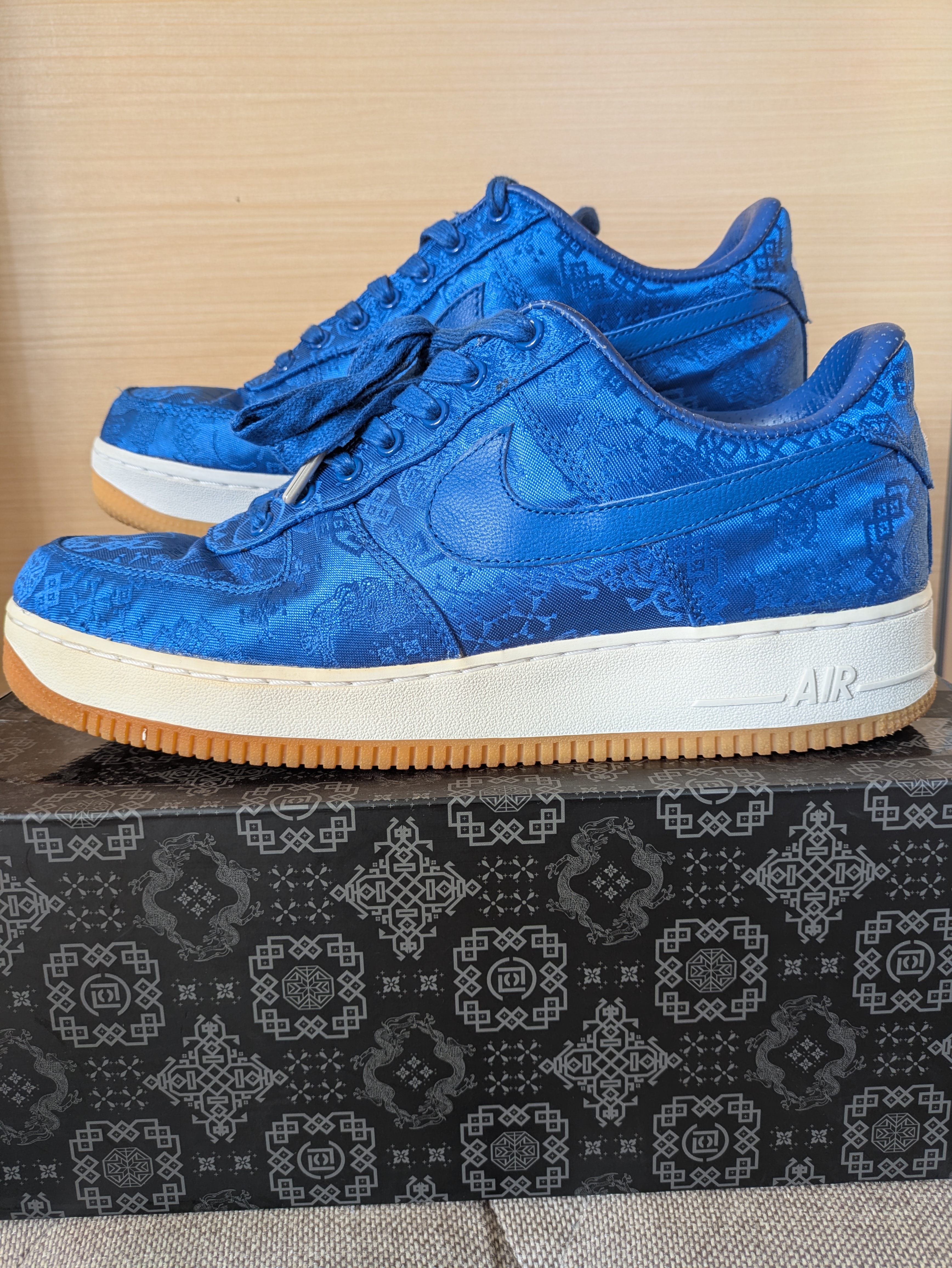 CLOT × Nike Air Force 1 Low "Blue"