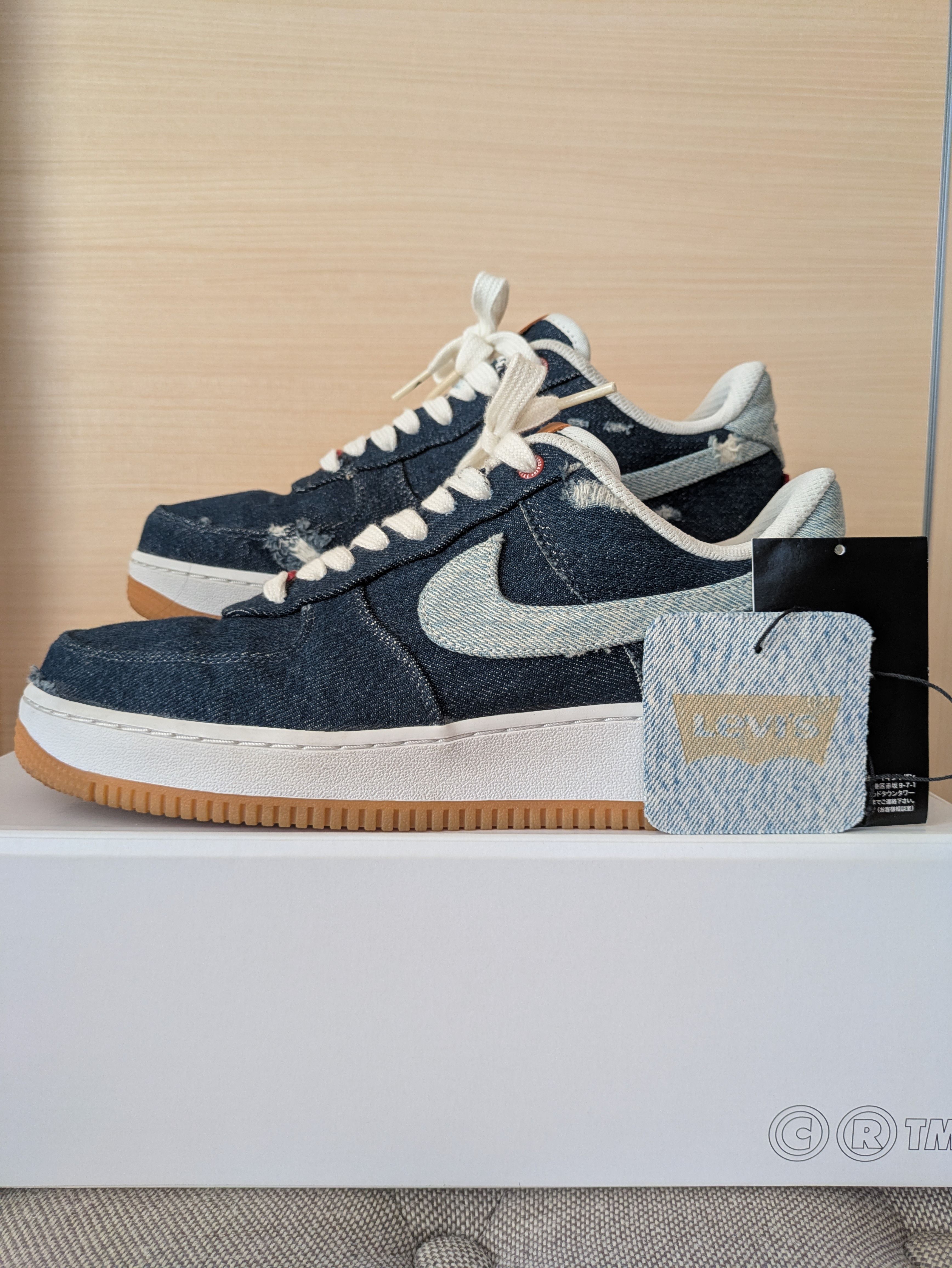 Levi’s®︎ × Nike Air Force 1 Low "White/Denim" (Nike By You)