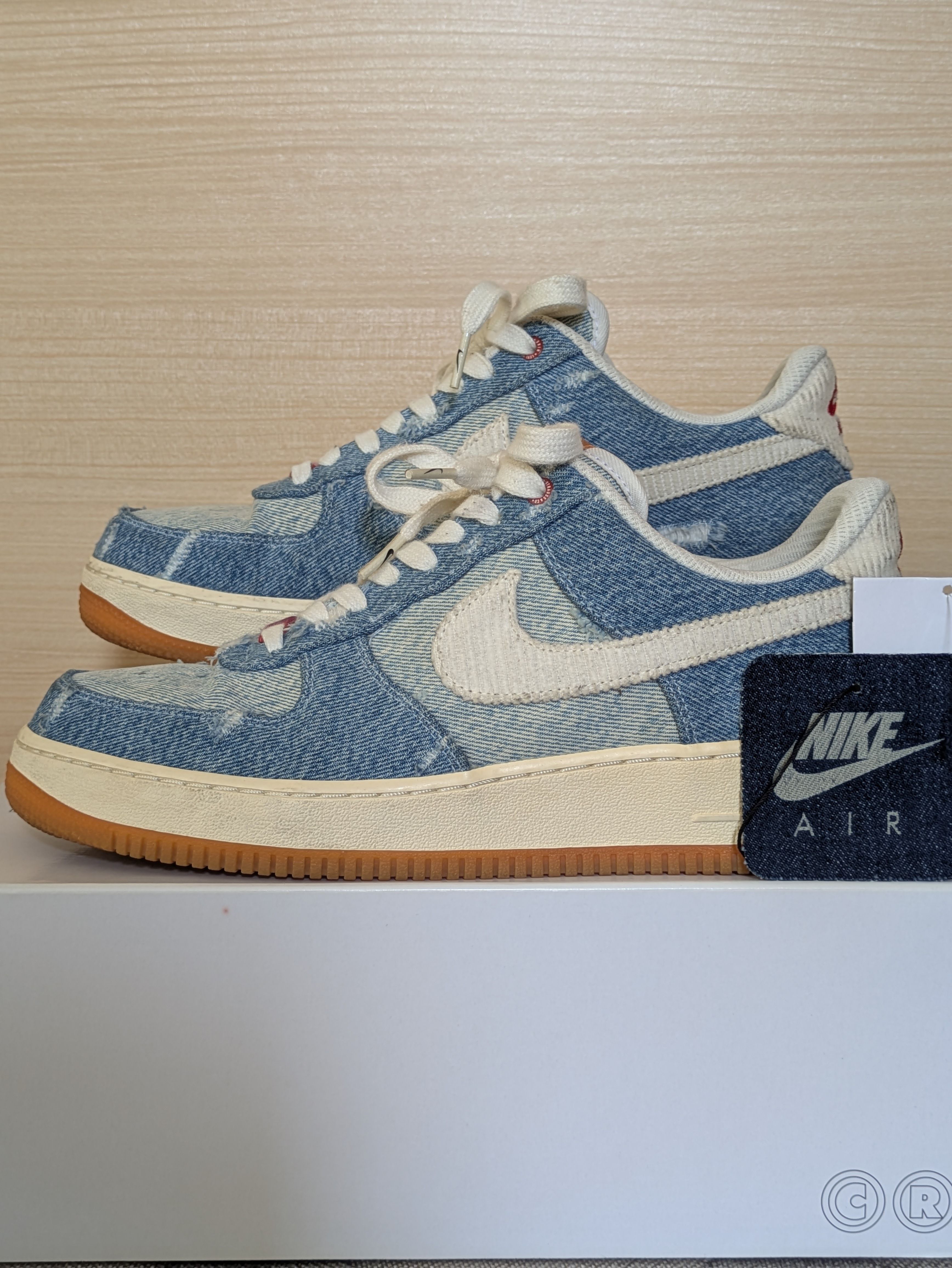 Levi’s®︎ × Nike Air Force 1 Low "White/Denim" (Nike By You)