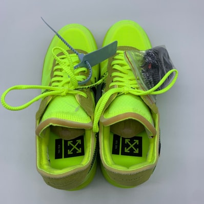 Off-White × Nike Air Force 1 Low "Volt"