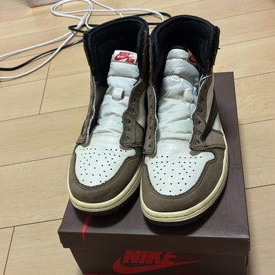 Travis Scott × Nike Air Jordan 1 Retro High OG TS SP "Sail/Dark Mocha"