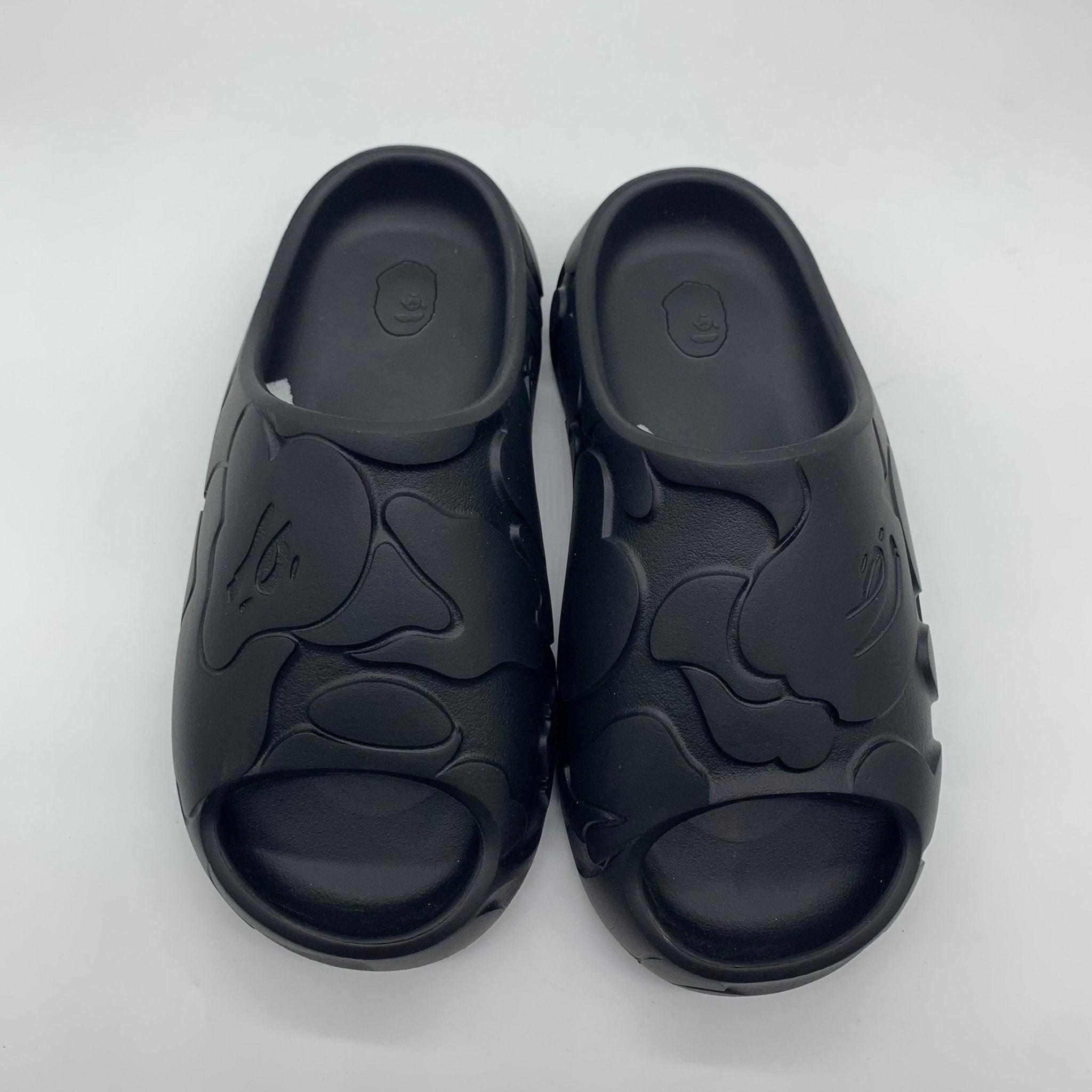 A BATHING APE BAPE SLIDE #1 XL EXTRALIGHT "Black"