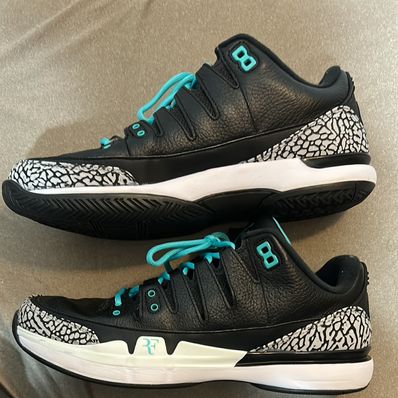 atmos × Nike Zoom Vapor AJ3 "Elephant/Safari"
